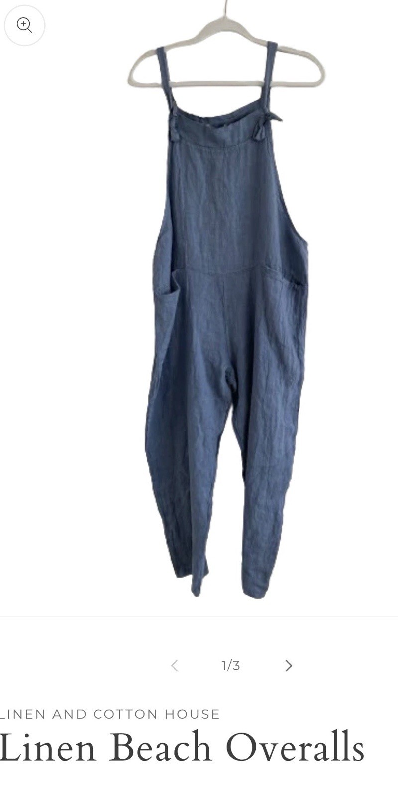 100% Linen Made In Italy Romper Beachwear Jumpsuit One Size