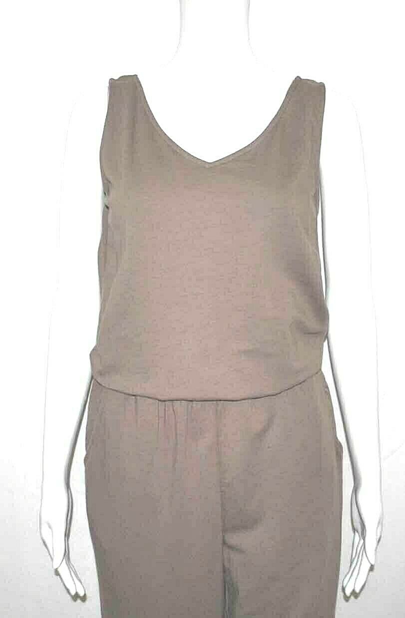 All Worthy Hunter McGrady Tall Knit Jumpsuit with Ruched Leg, XX-Small A397223