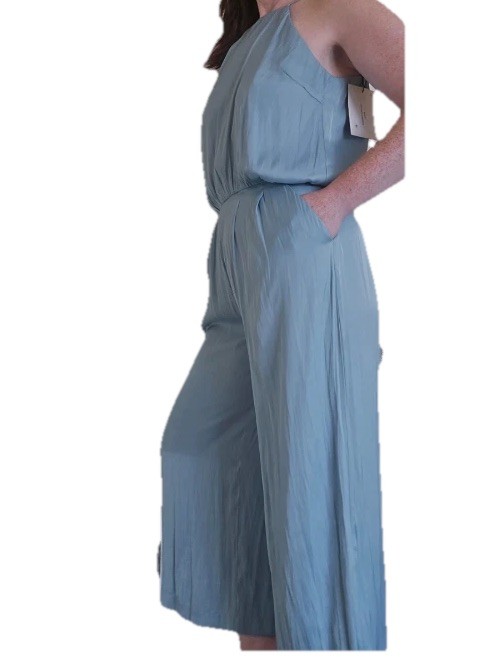 Deluc Laubser Light Blue 100% Polyester Jumpsuit Size M