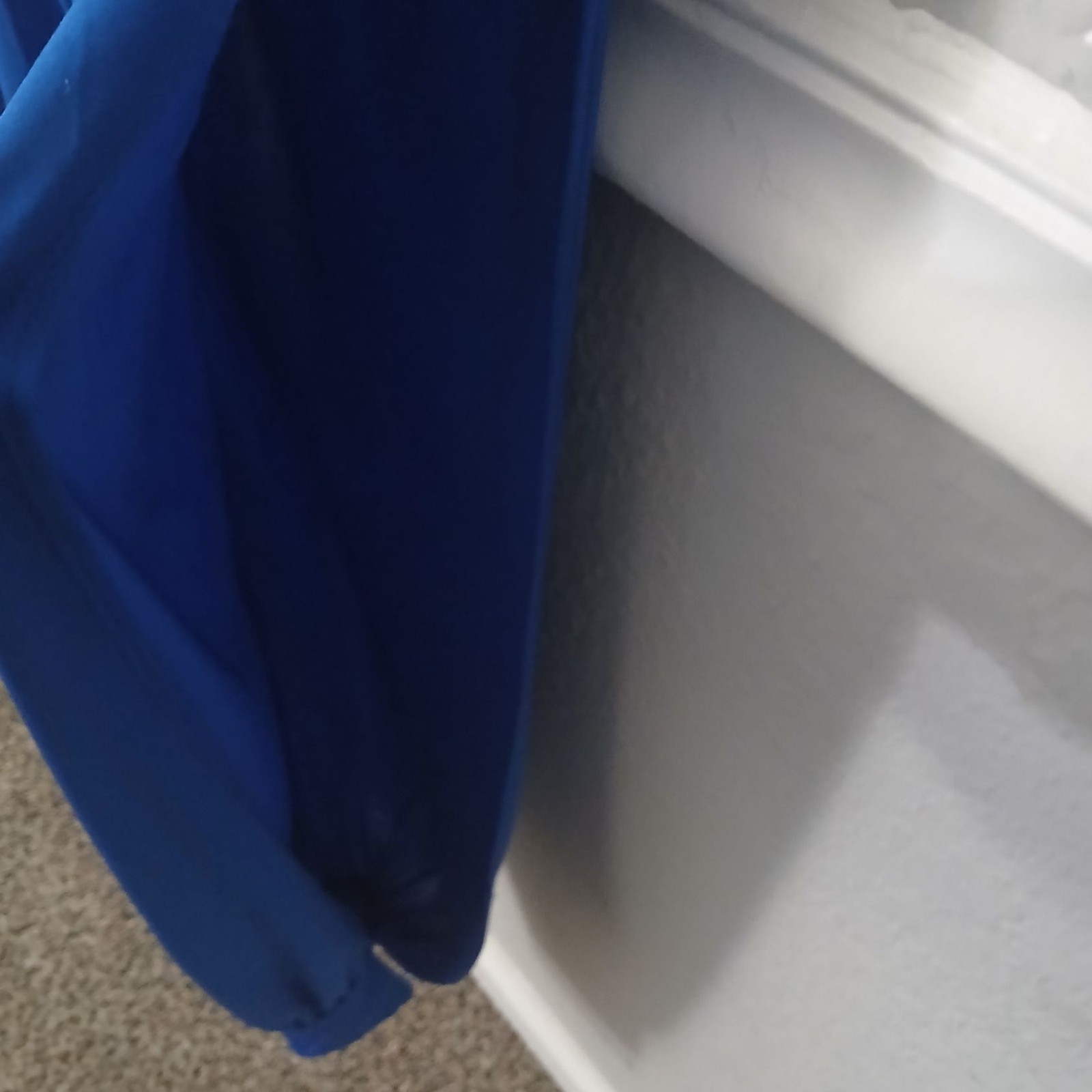 ROYAL BLUE PLUS -SIZE V-NECK CUTOUT JUMPSUIT by: ASHLEY STEWART