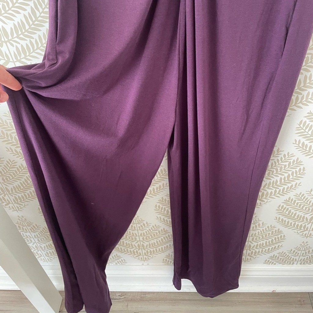 Smash + Tess Plum V-Neck Layla Twist Front Tie Romper size XXL NWT