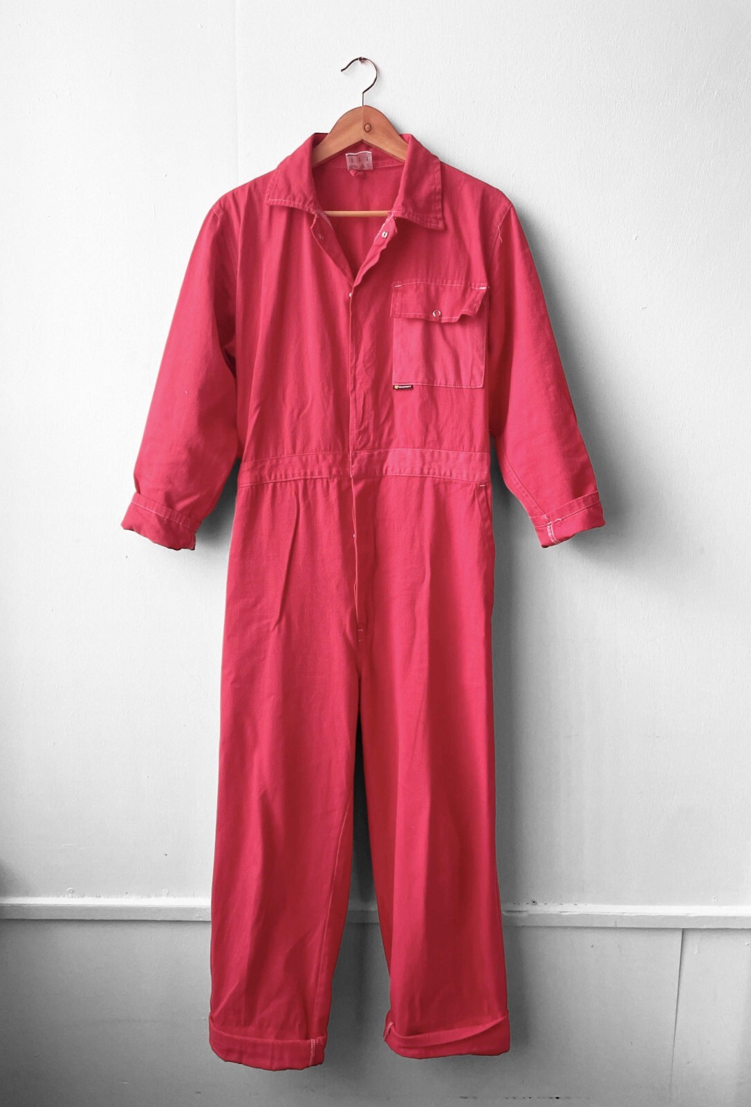 Pink Boilersuit Coveralls Fuschia – All In One – XS S M L XL