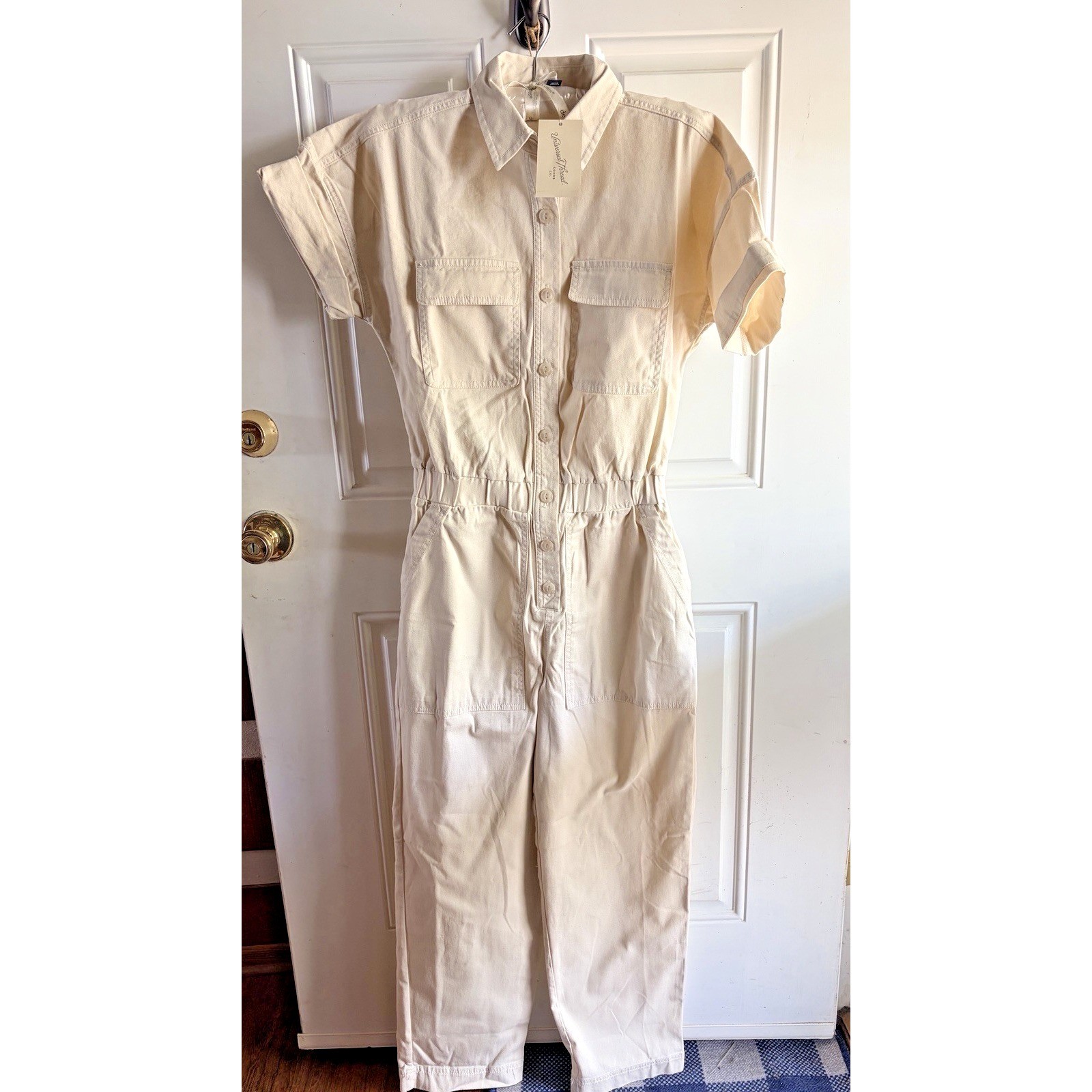 Universal Thread Women’s Boiler-suit In Cream – Size 0