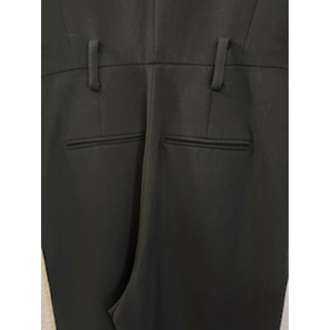 Reiss Ray Utility Jumpsuit | Wide Leg Tailored Black Career Glam | Size 2