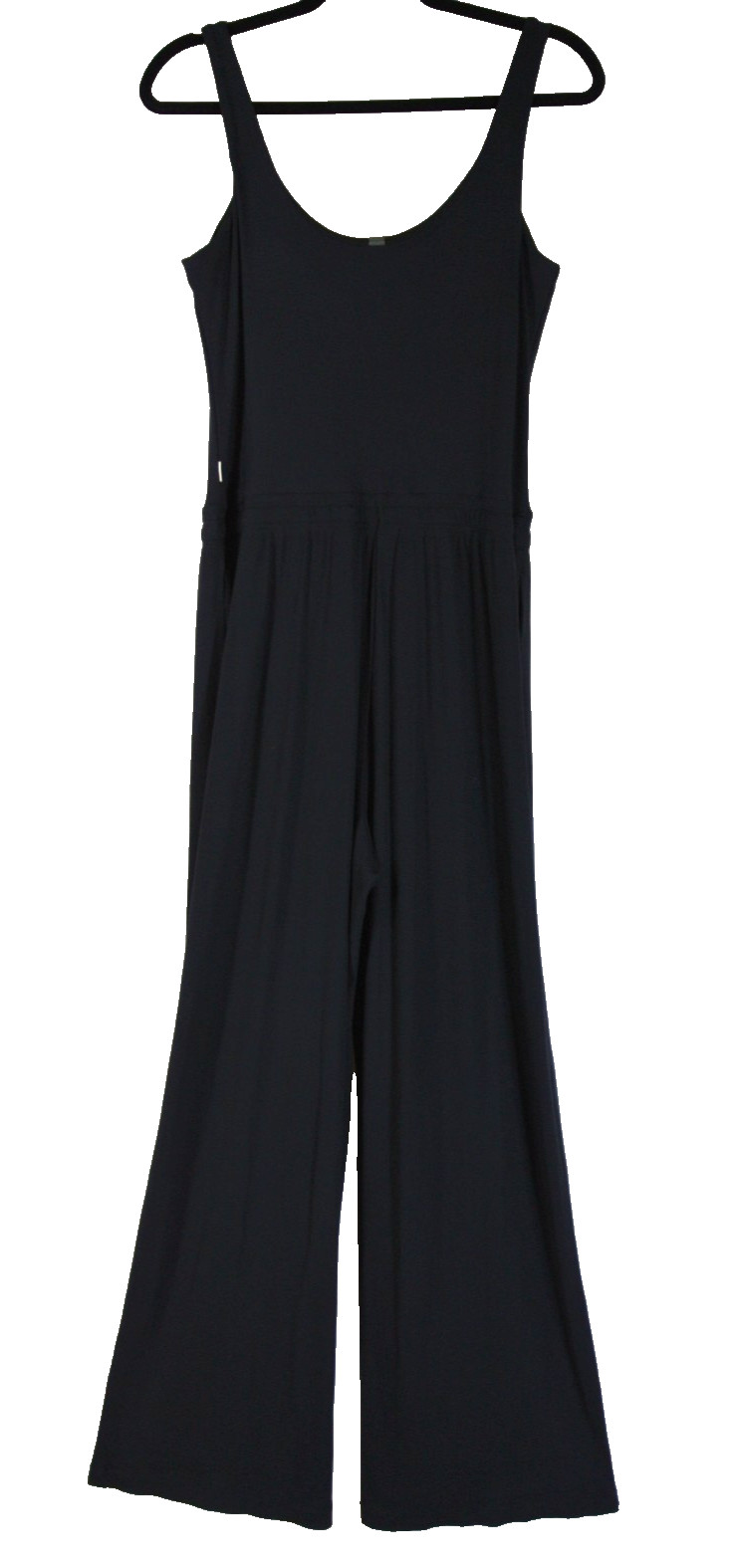NEW, Vuori Pose Scoop ribbed Jumpsuit in Washed Black Sz XL #LD279