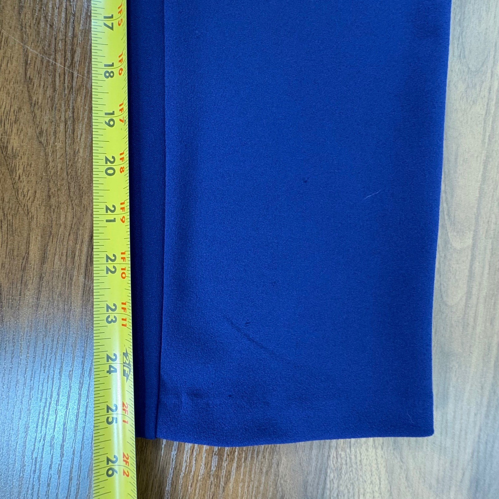 Express Royal Blue Strapless Sweetheart Neckline Jumpsuit Size 2 Pockets Evening