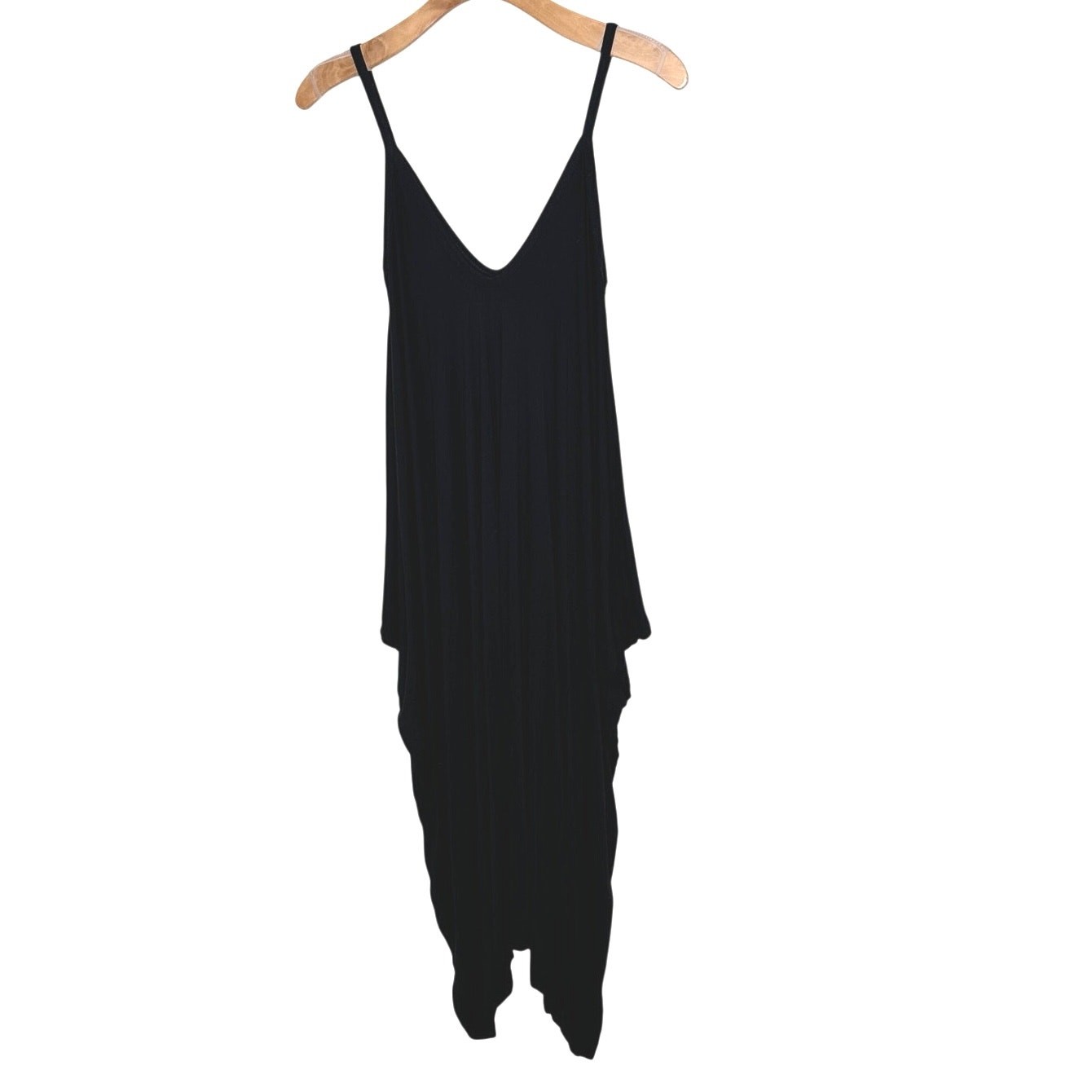 Black Jumpsuit Harem Black Made in Italy lagen look