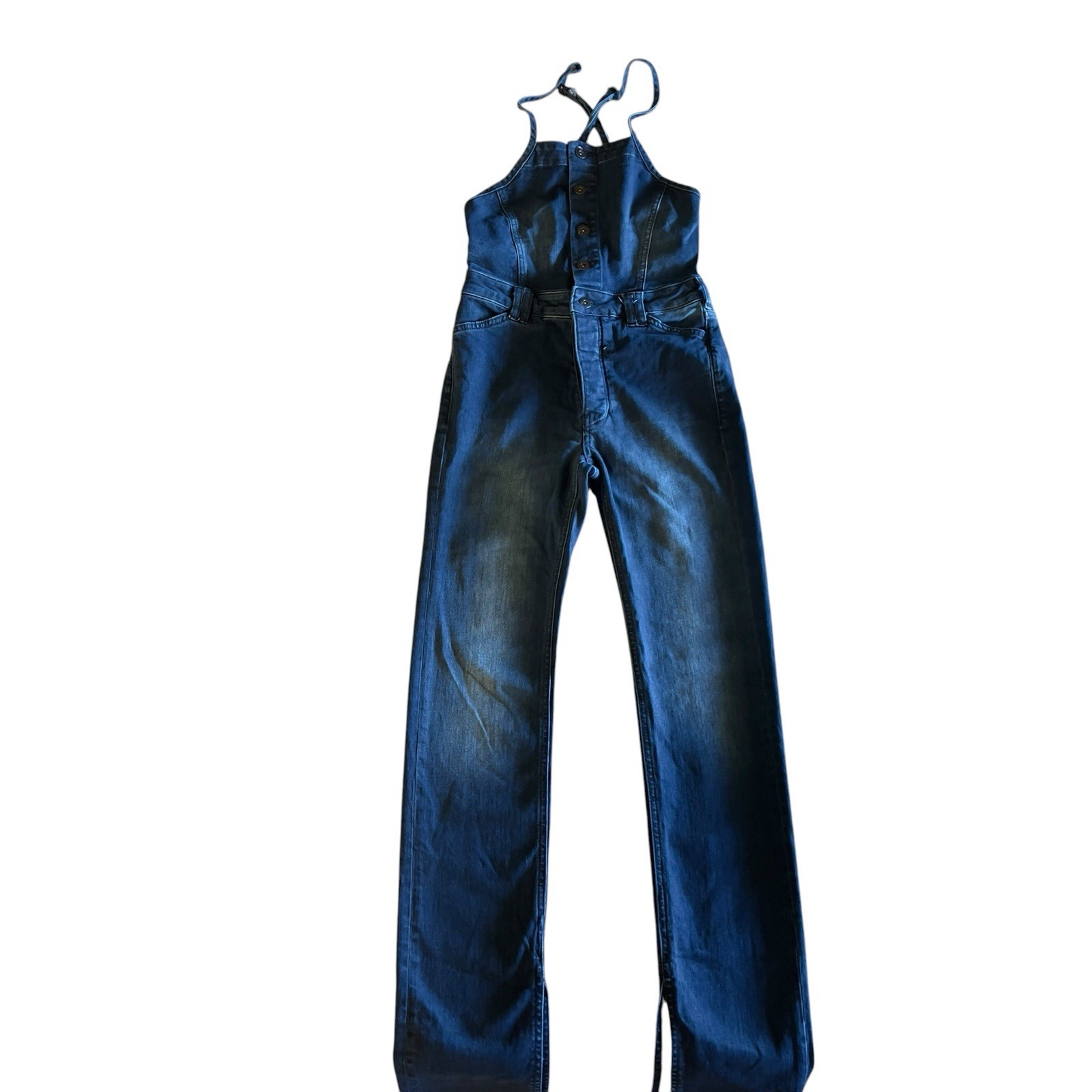 Anthropologie Pilcro Denim Women’s Overalls Jumpsuit Size 25 (Retail $180)