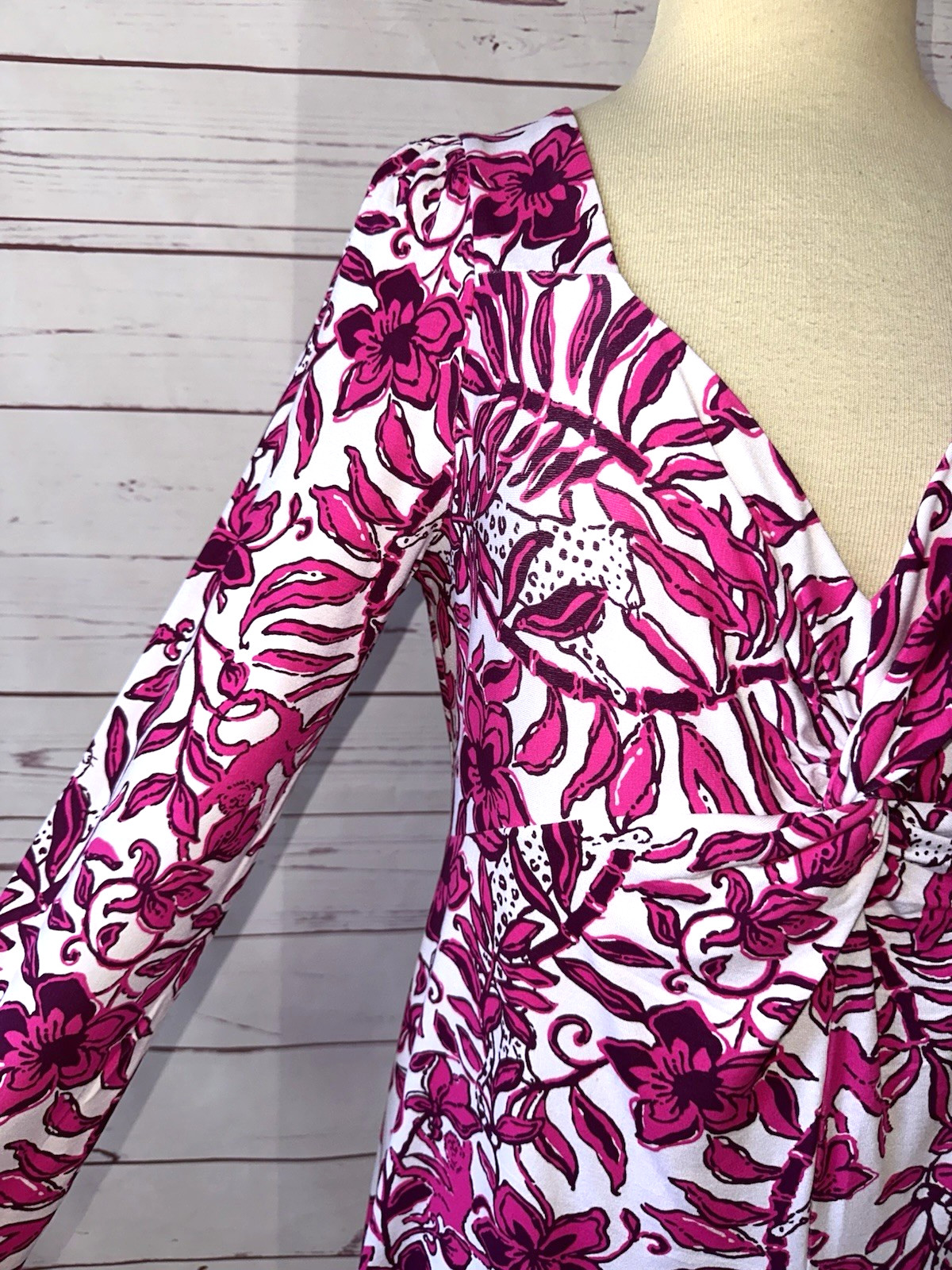 LILLY PULITZER Size L Anne Skirted Romper Elderflower Blossom Lil Escape NWT
