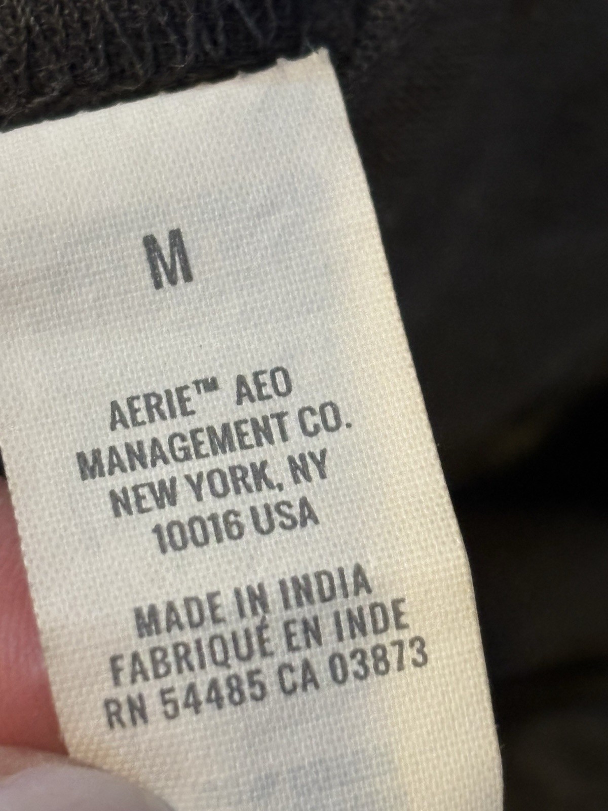 Aerie Charcoal Gray Overalls Womens M Relaxed Straight Leg Utility Raw Hem