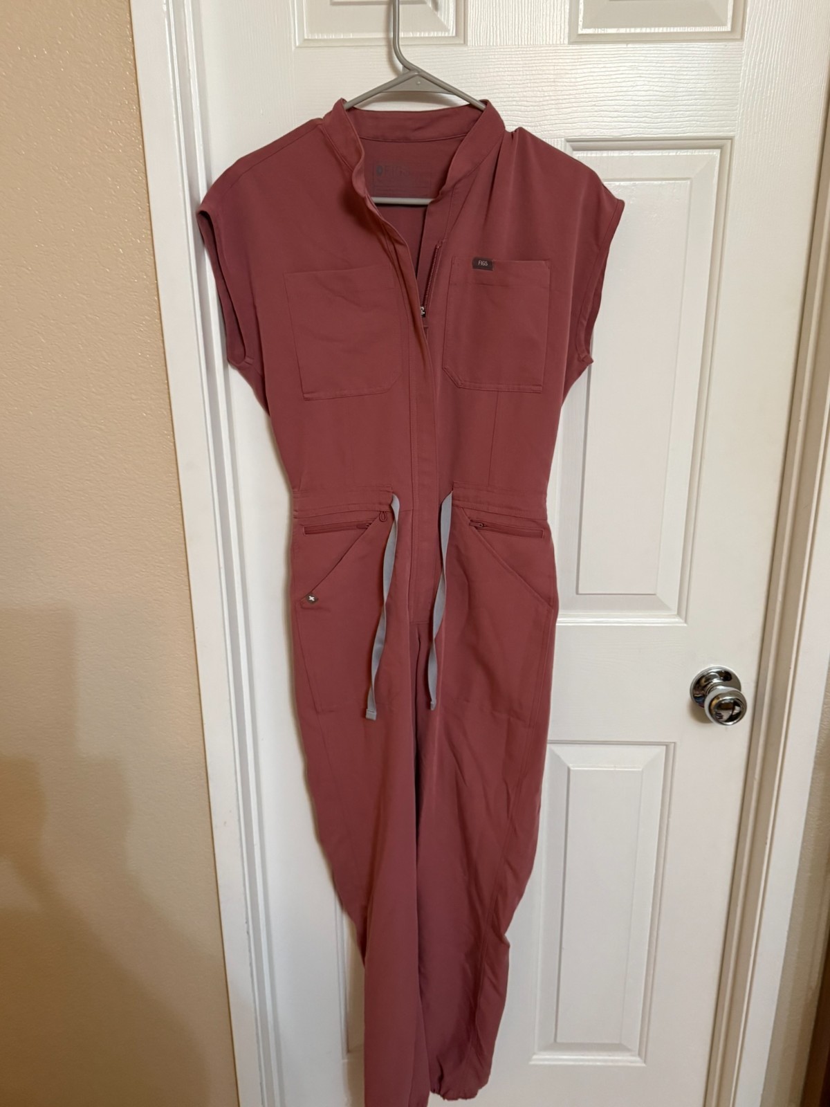 figs mauve jumpsuit xxs/p