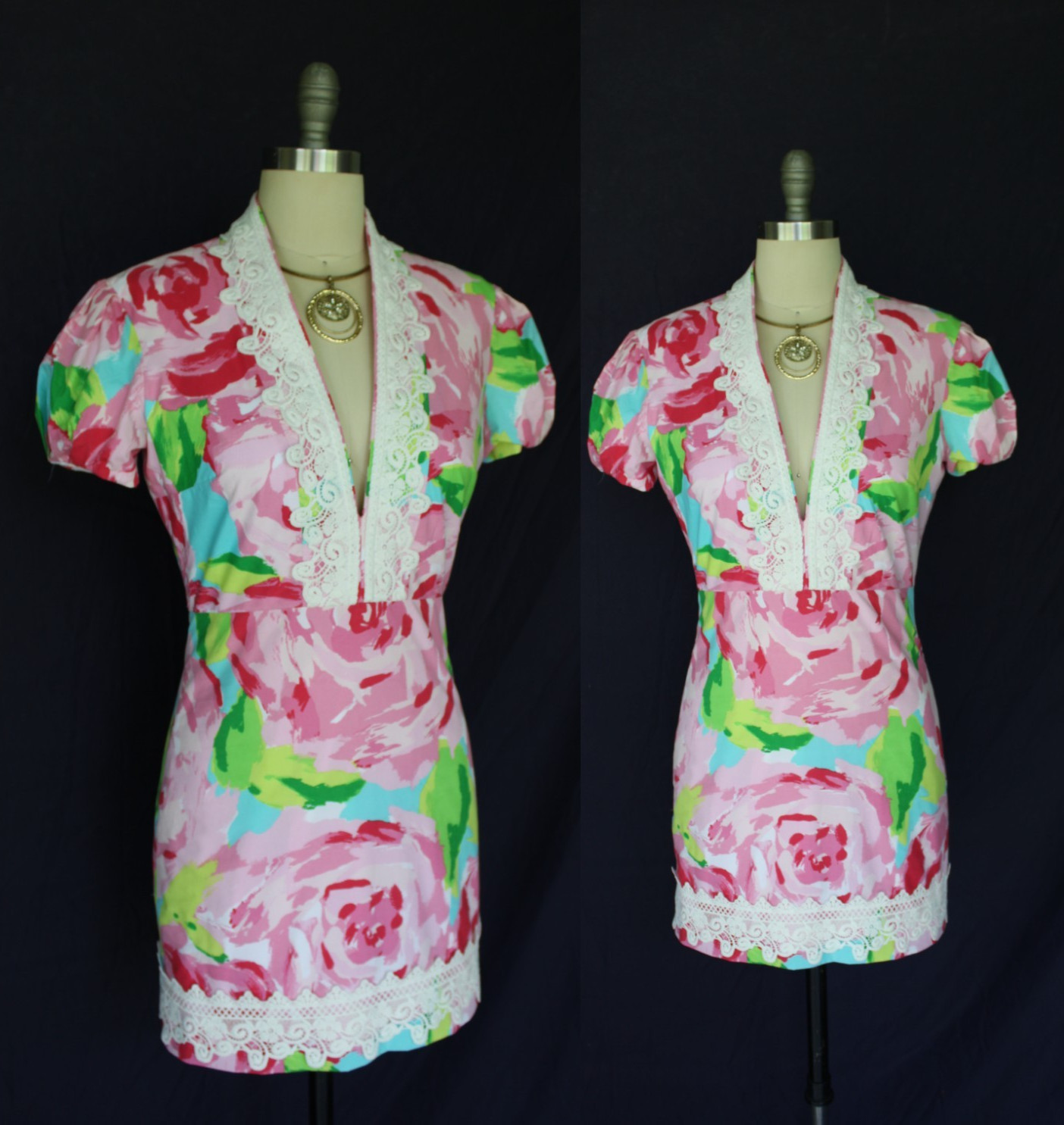 Custom Lilly Pulitzer First Impression dress romper jumper jumpsuit crochet lace