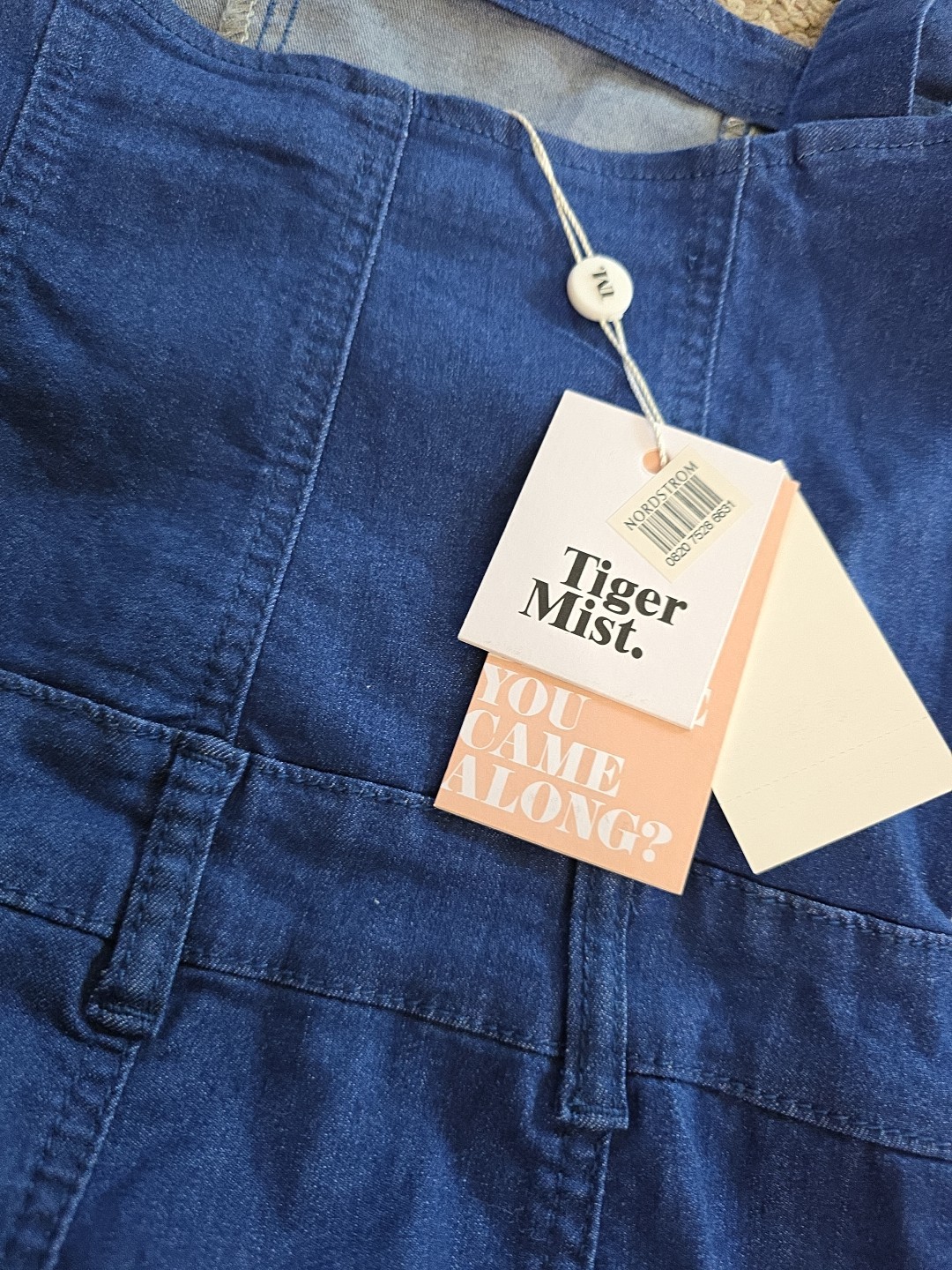 Tiger Mist Womens Alice Playsuit Denim Romper Size S Blue Sleeveless NWT. GR1