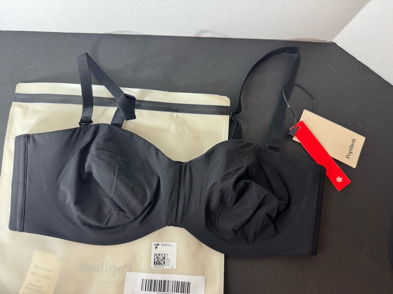Popilush Removable Straps Push-Up Shape Bra 3- Brandnew – 36C