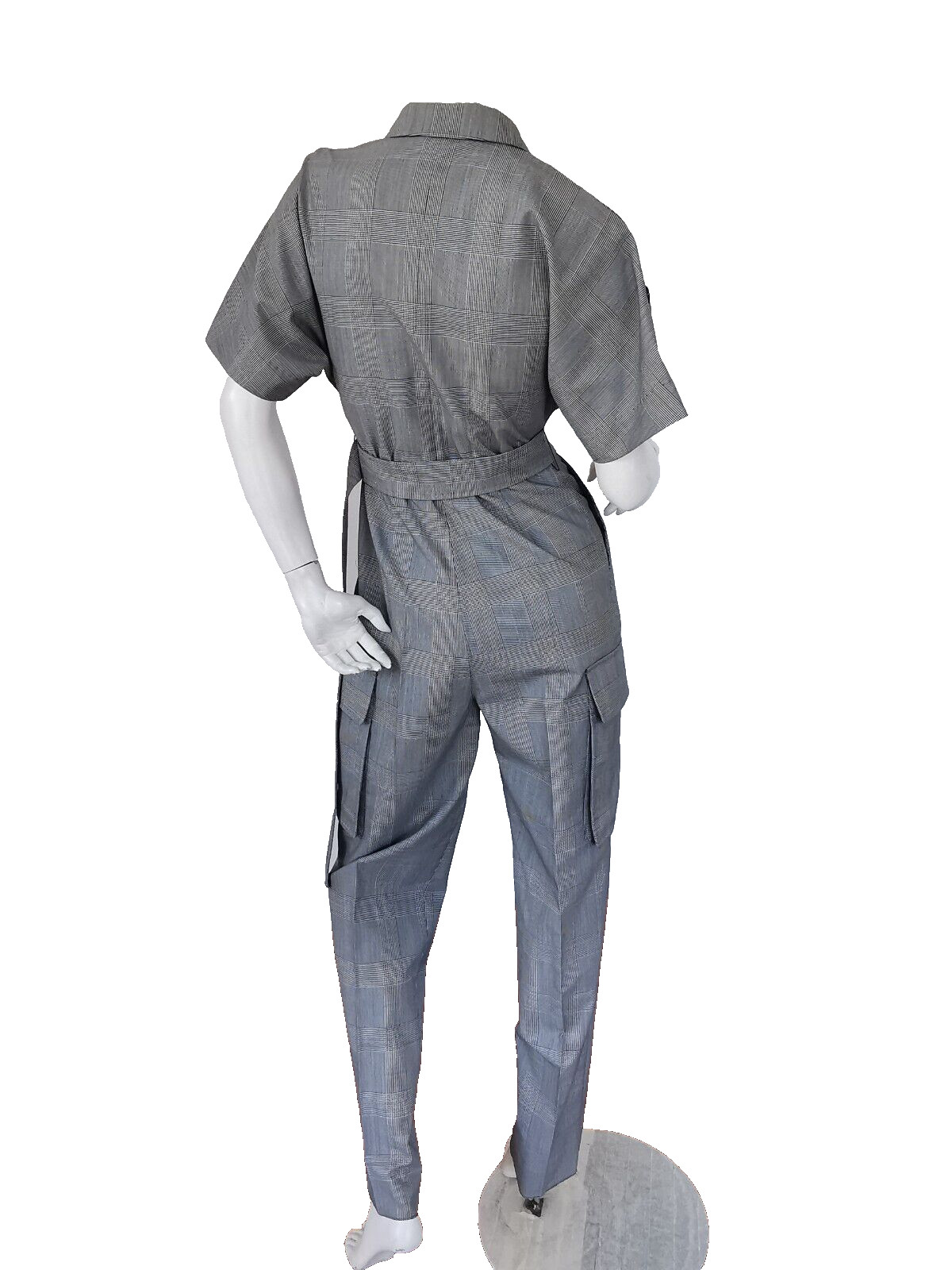 🌟MAX MARA Virgin WOOL Canvas Jumpsuit 4US_ 6Gb_ 34De_ 38It_ 36Fr ‘BARI’