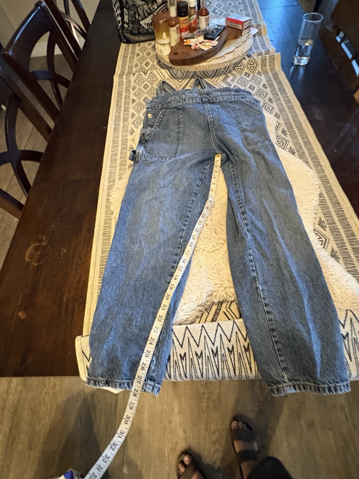 Celebrity Pink Women’s Denim Jeans Overalls Pants Distressed Blue Y2K Size S