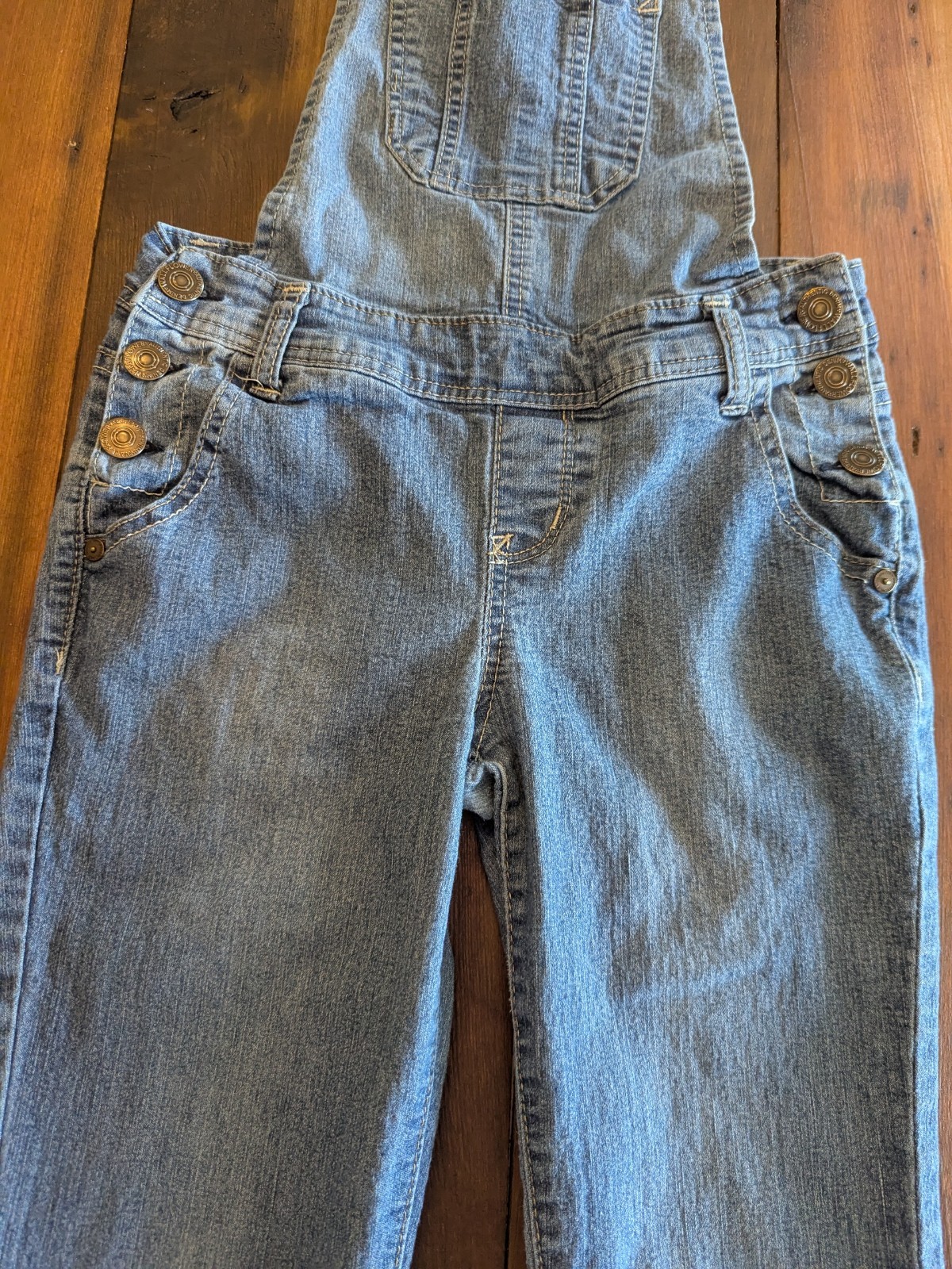 Wallflower Women’s Teens XS Bib Denim Jean Overalls Bibs Stretch RN 120246