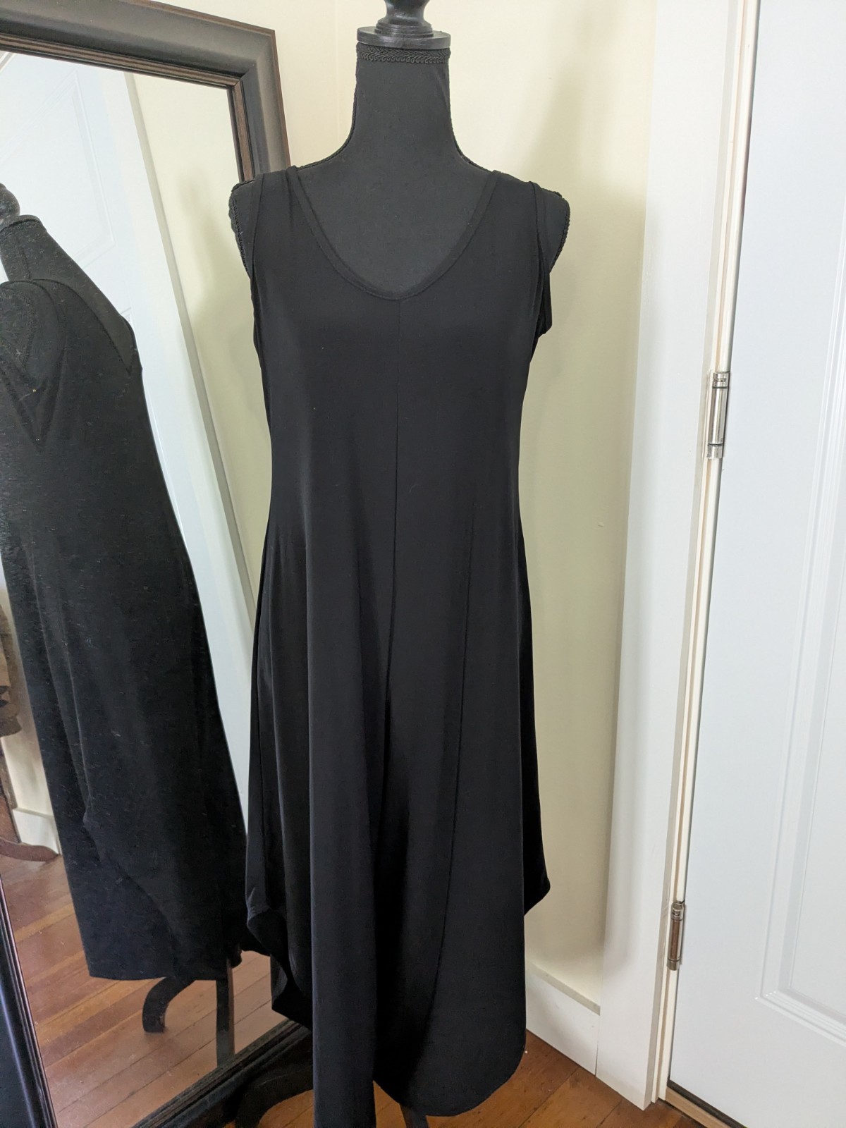 Nicole Miller New York Black Boho Jumpsuit Casual Comfy Stretch Sz S