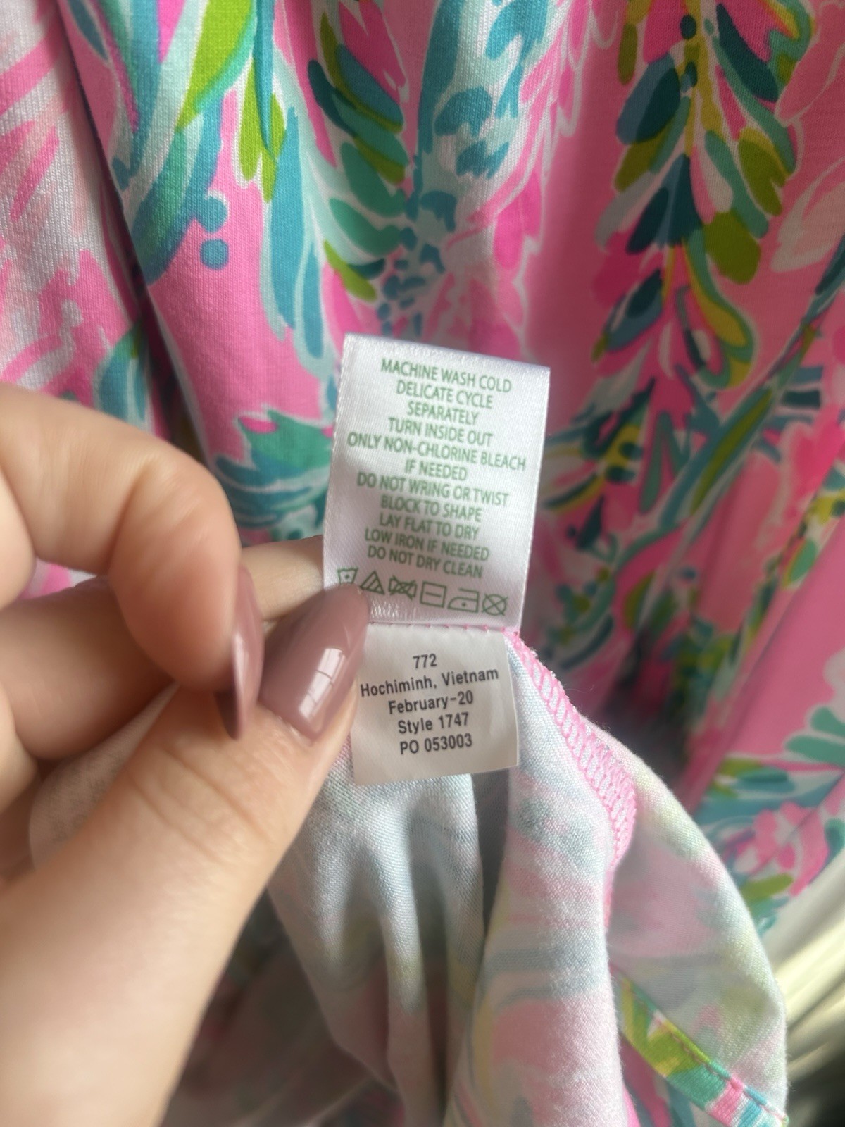 Lilly Pulitzer Women’s S Pink Floral Romper 3/4 Sleeve Elastic Waist Stretch