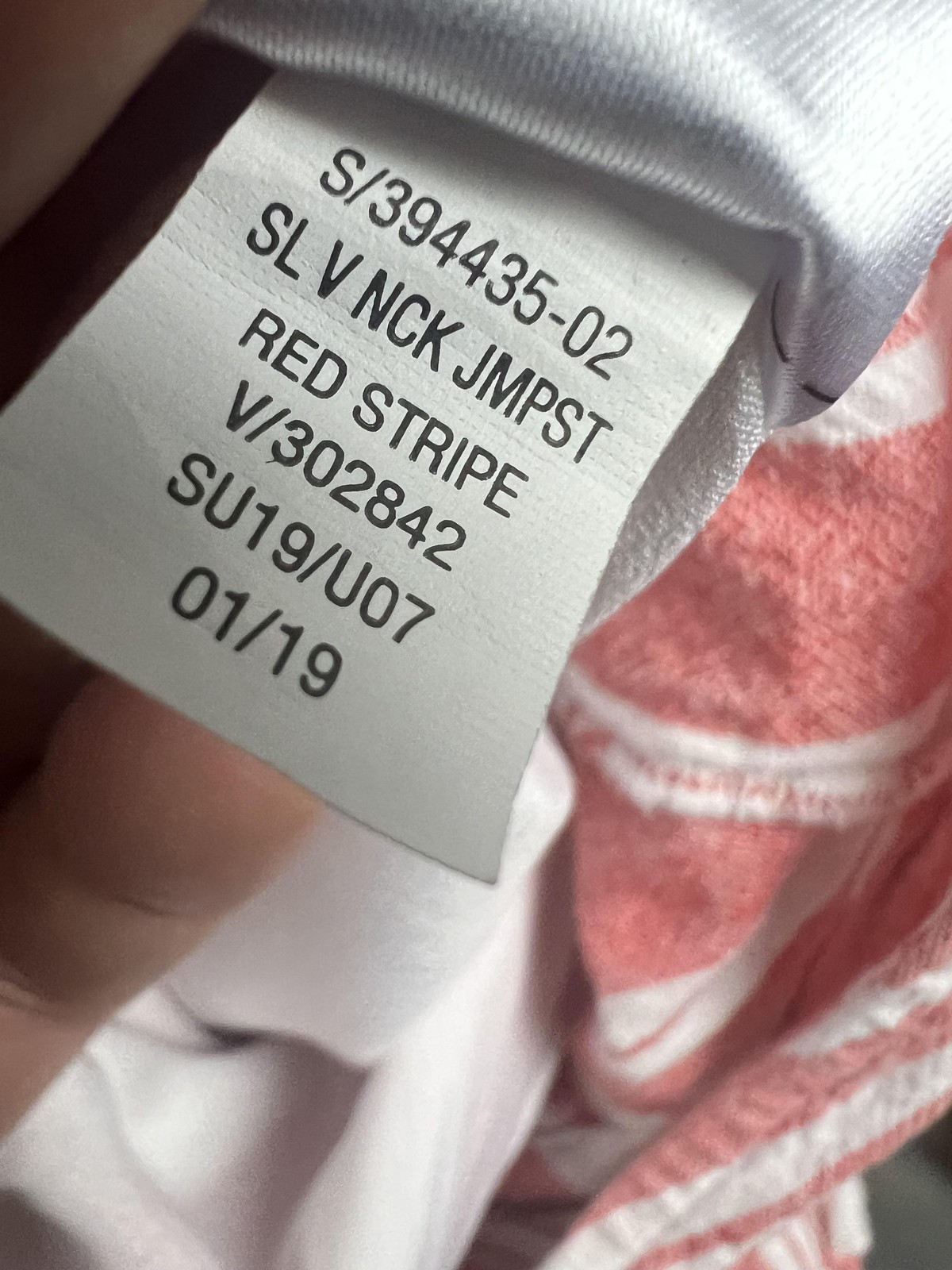 Old Navy Jumpsuit Womens Small Red White Stripe Linen Blend V Neck Wide Leg