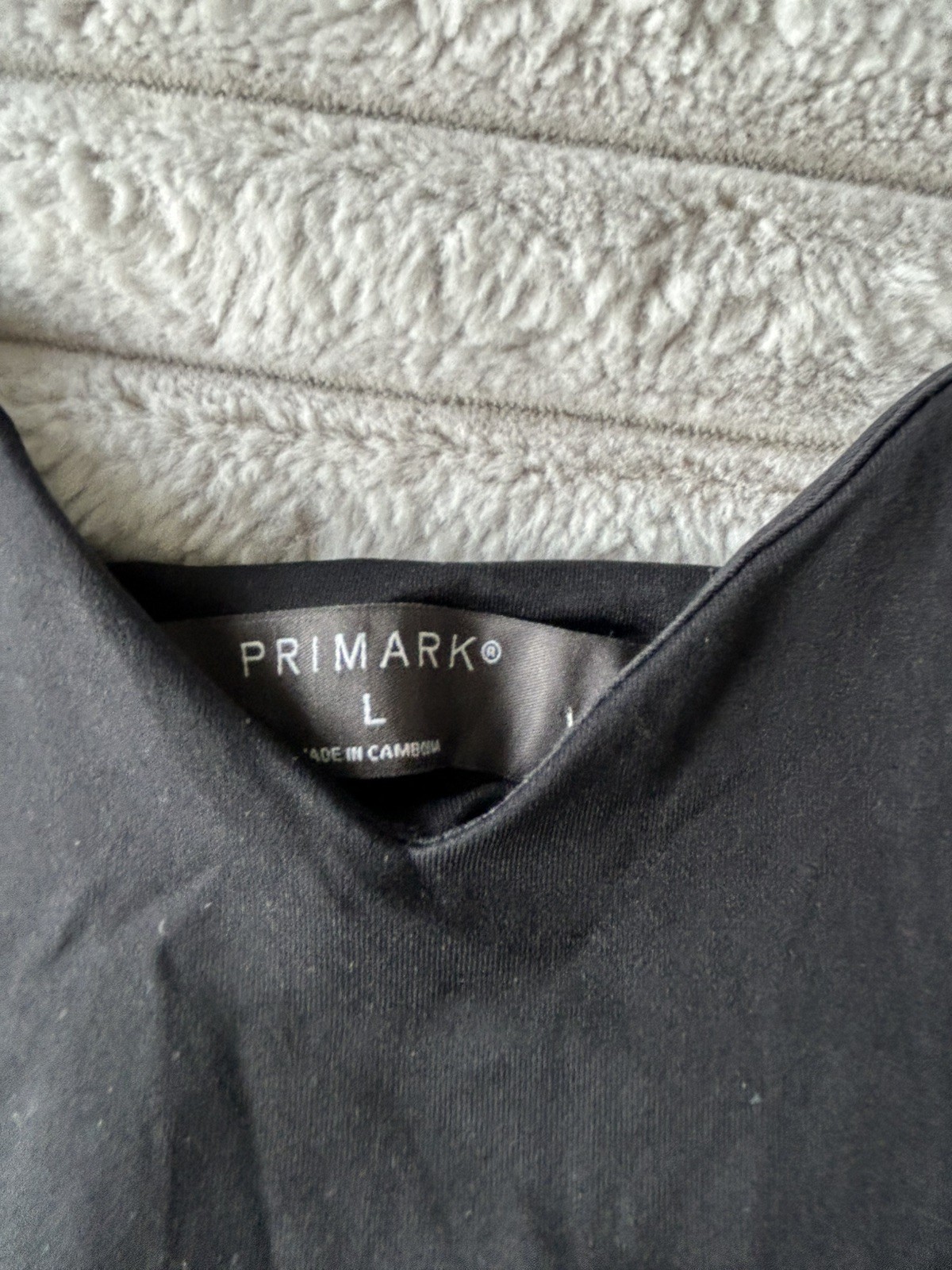 BNWT Primark Women’s Soft Black stretch Bodysuit Adjustable Straps. Size L 16