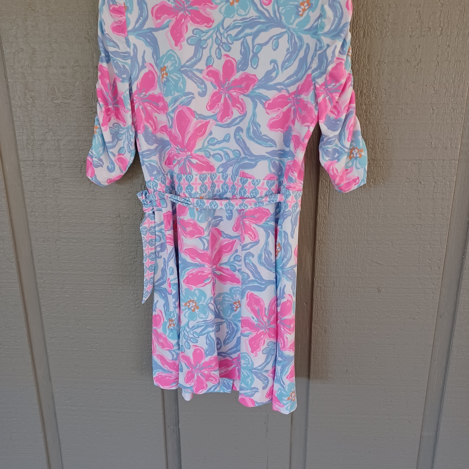 Lilly Pulitzer Ibby Skirted Romper Size M Preppy In Beachside Haven Engine