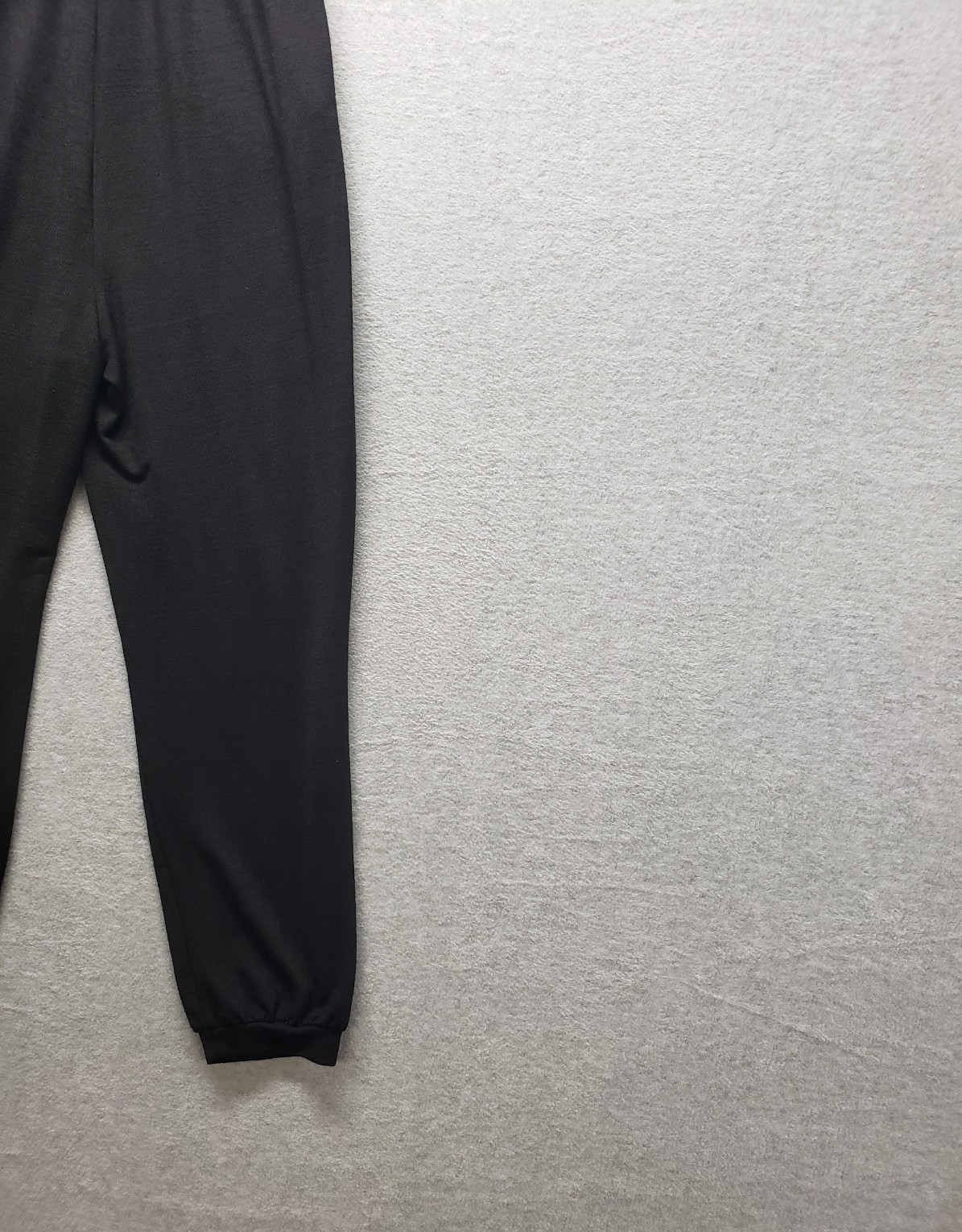 Gap Women Jumpsuit S Black V Neck Short Sleeve Tapered Leg Stretch Poly Blend