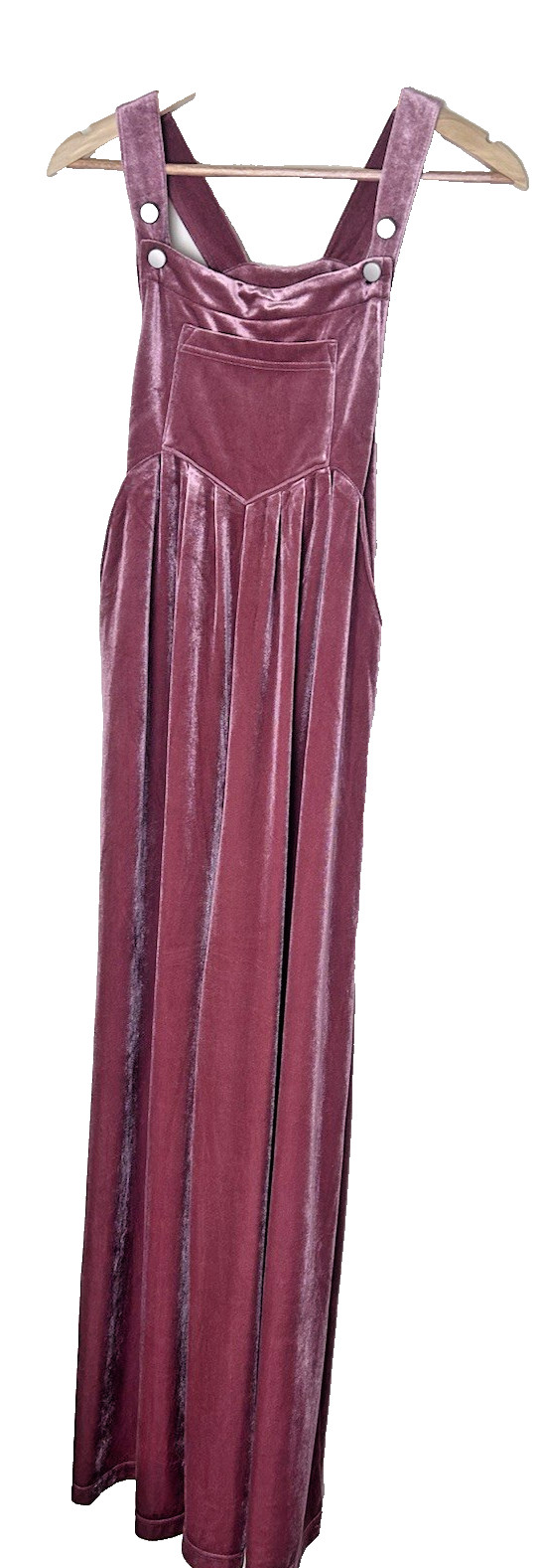 Bibi Velvet Overall Boho Artsy Festival Fairycore Effortless Size S