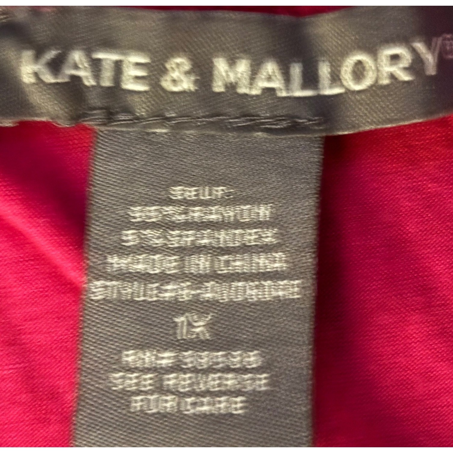 Kate & Mallory Pink Wide Leg Jumpsuit Womens 1X Short Sleeve Tie Waist Culotte