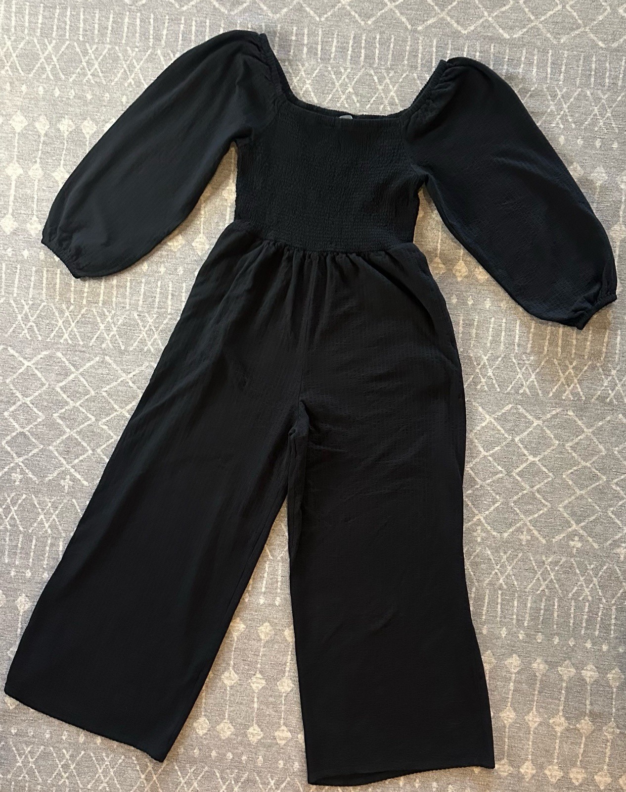 Anybody Women’s Jumpsuit Size M Regular Daydreamer Knit Black Stretch Scoop Neck