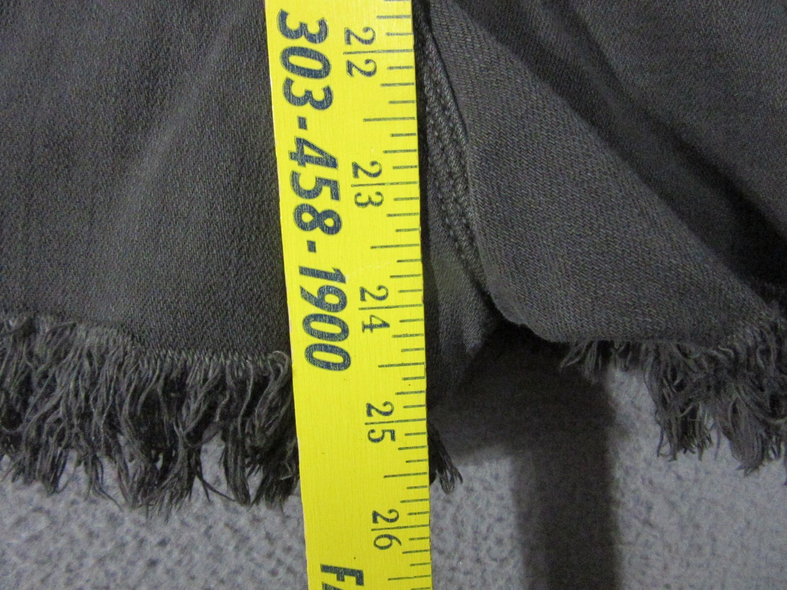 Aerie Shortalls Womens Large Gray Denim Stretch Adjustable Pockets Raw Fray Hem