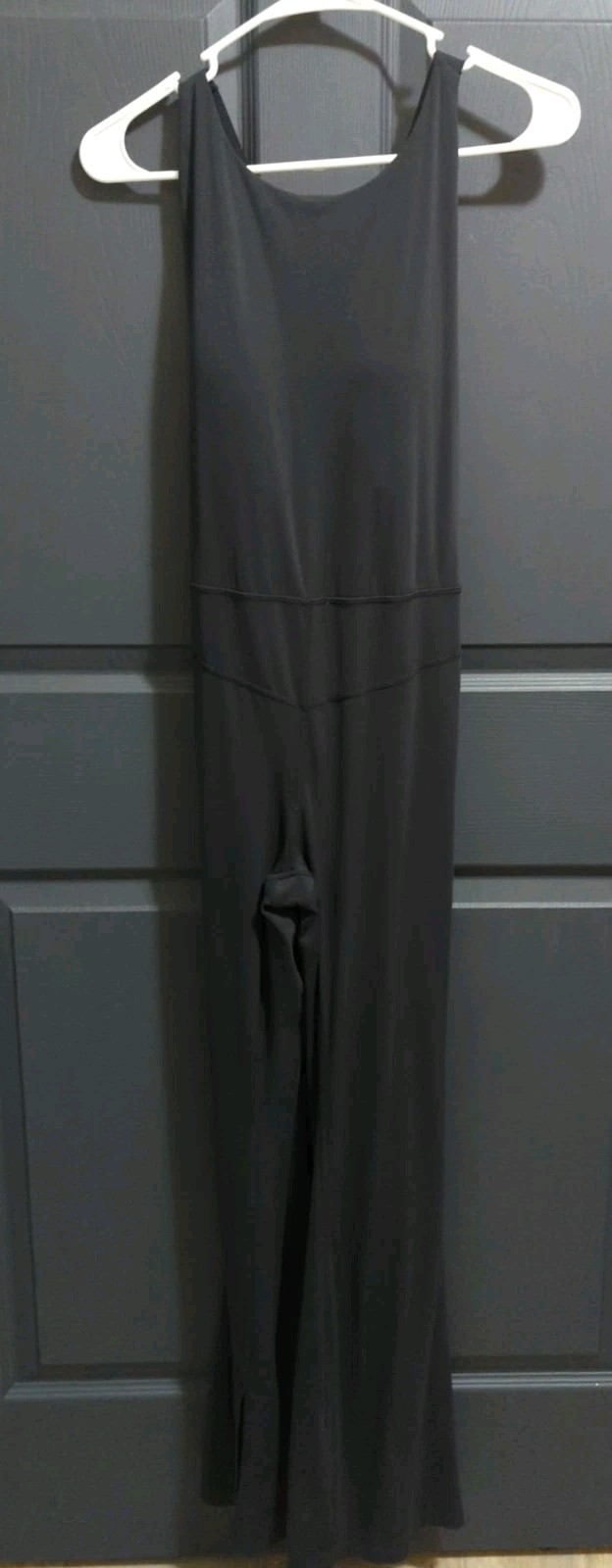 JoyLab Black Athletic Jumpsuit XL Sleeveless Wide Leg Built In Bra Activewear