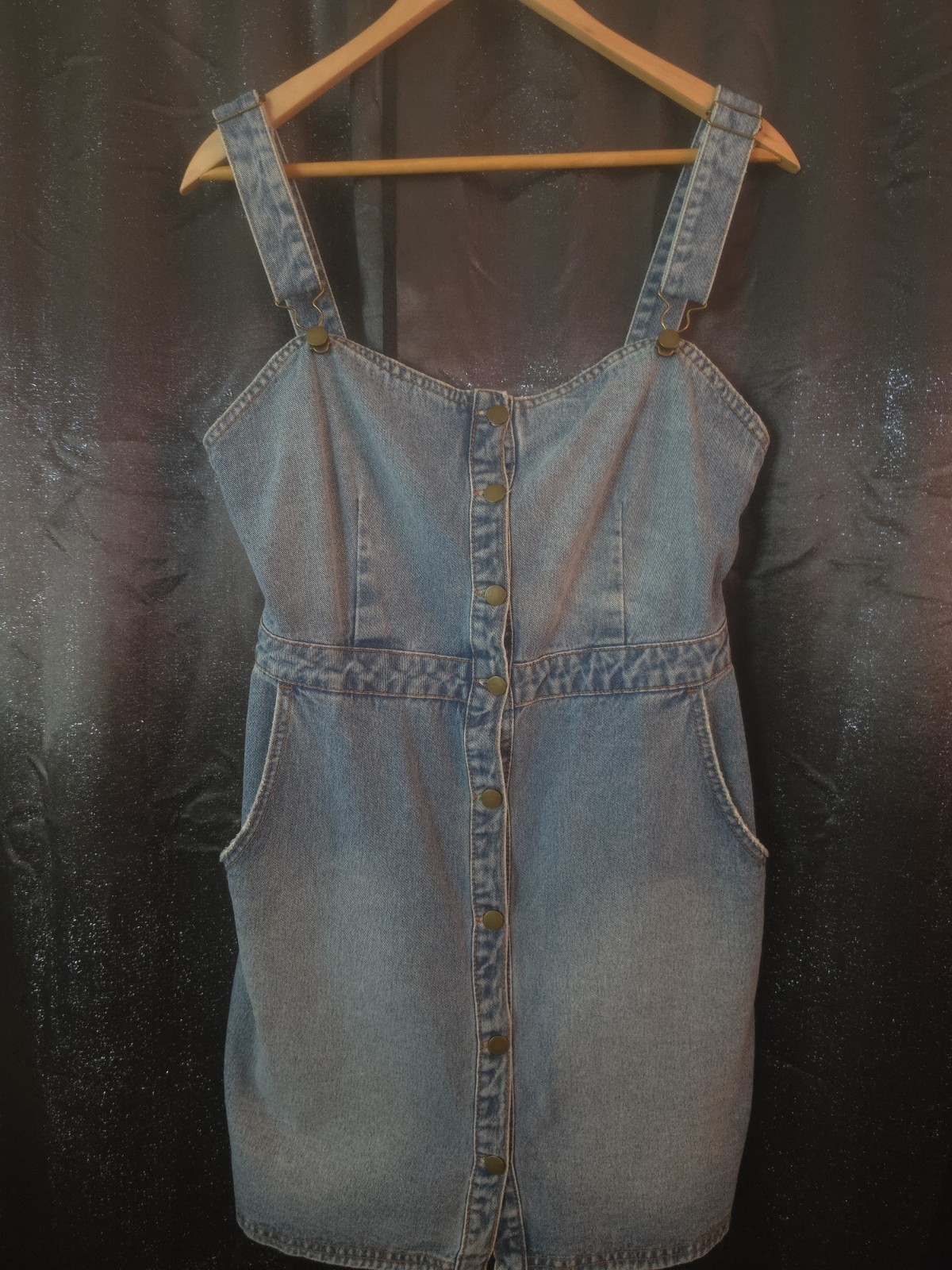 Billibong Y2K Vibe Denim Jumper L Retro-Theme