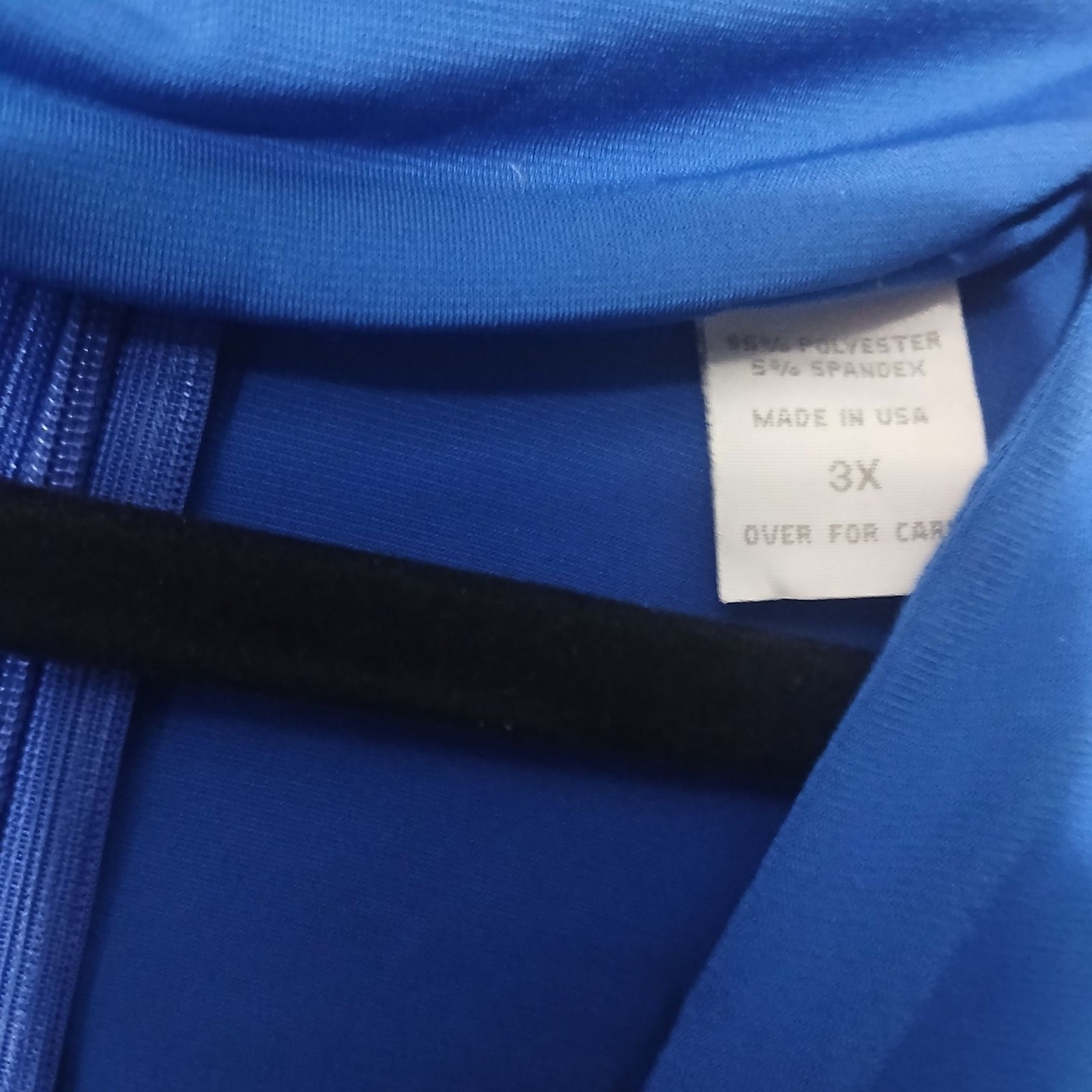 ROYAL BLUE PLUS -SIZE V-NECK CUTOUT JUMPSUIT by: ASHLEY STEWART