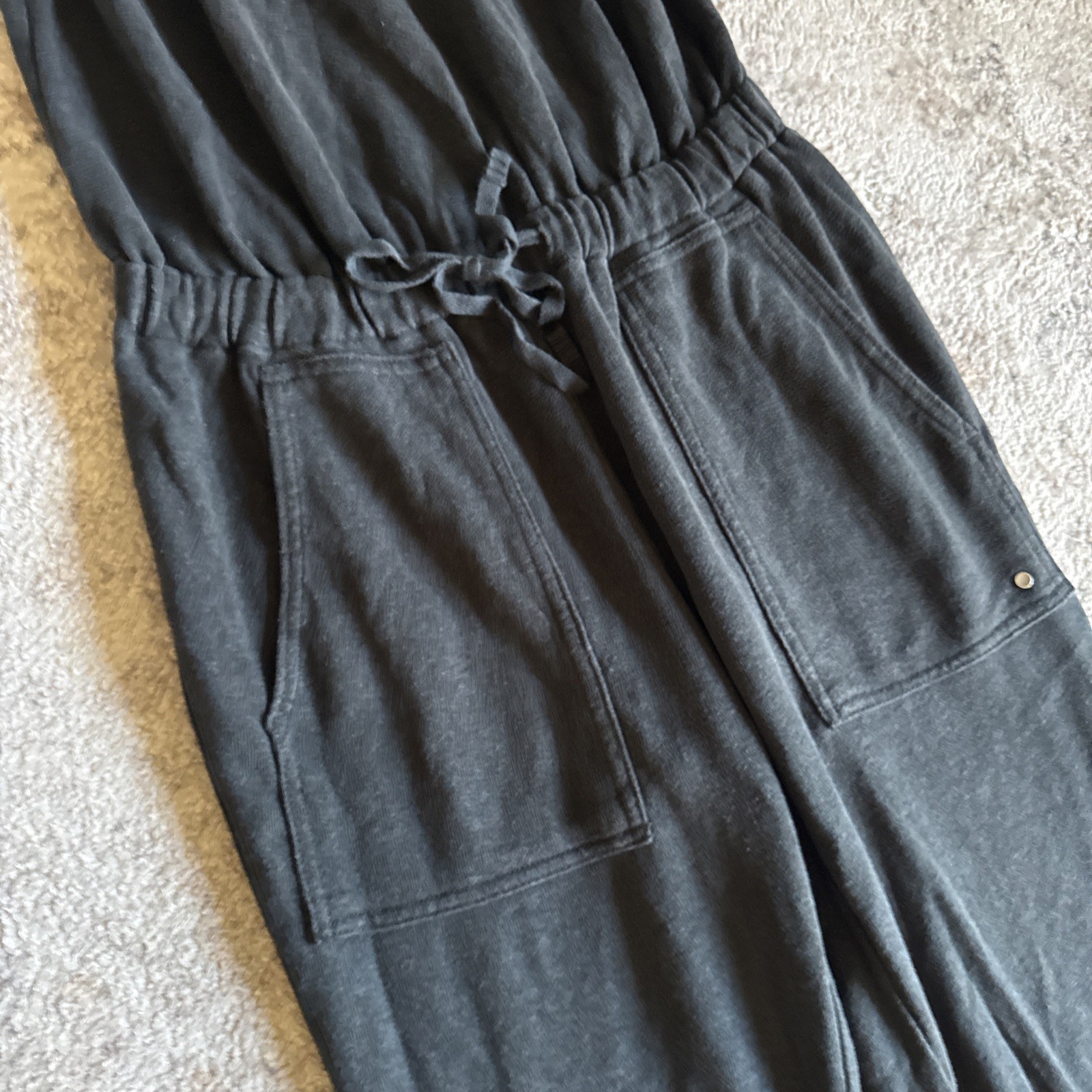 PRANA Black Railay Jumpsuit Hybrid One Piece Relaxed Fit Adventure Outfit Size S