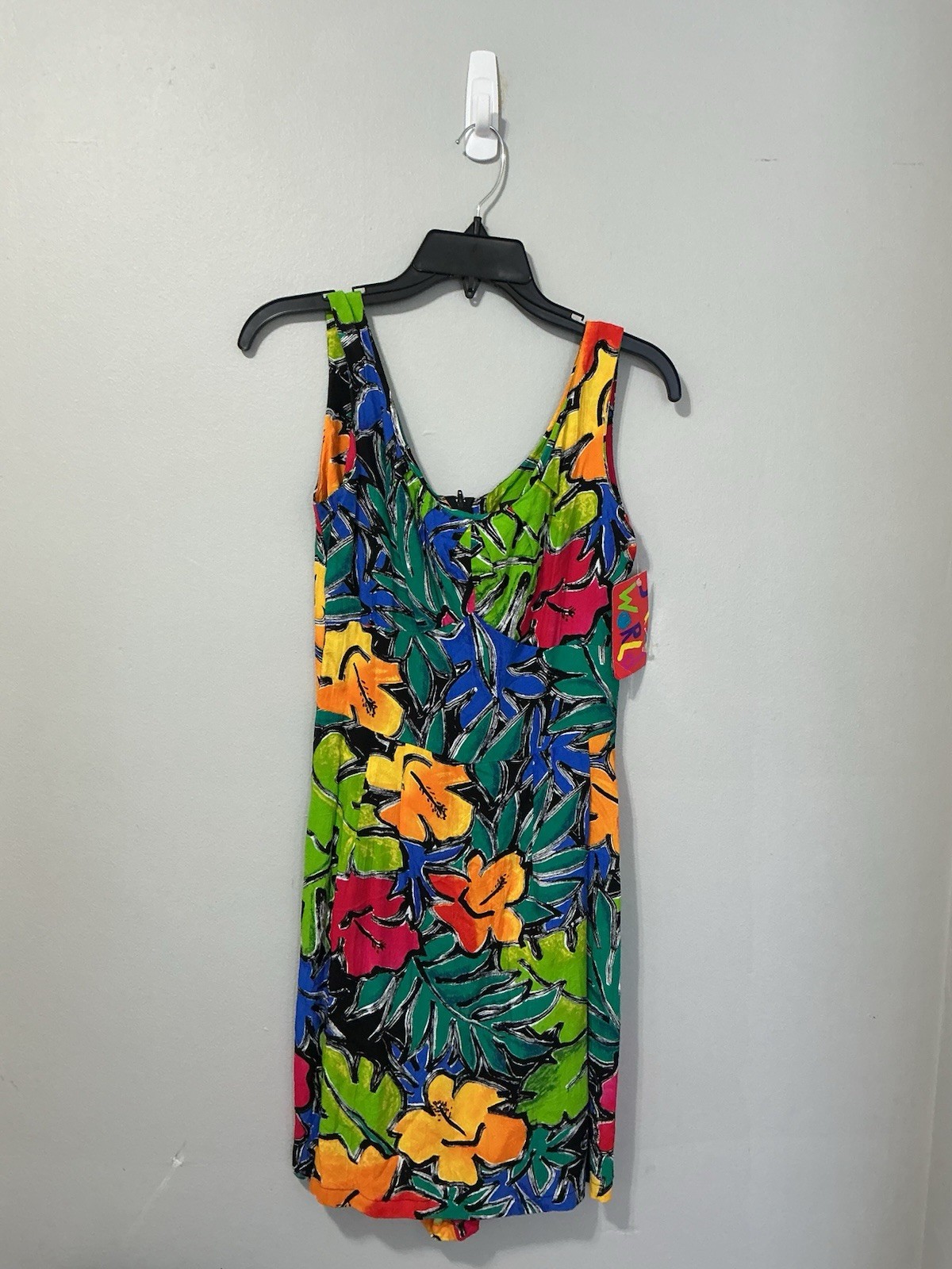 NWT Jams World Womens Jumpsuit Faux Wrap Floral Romper Size Small