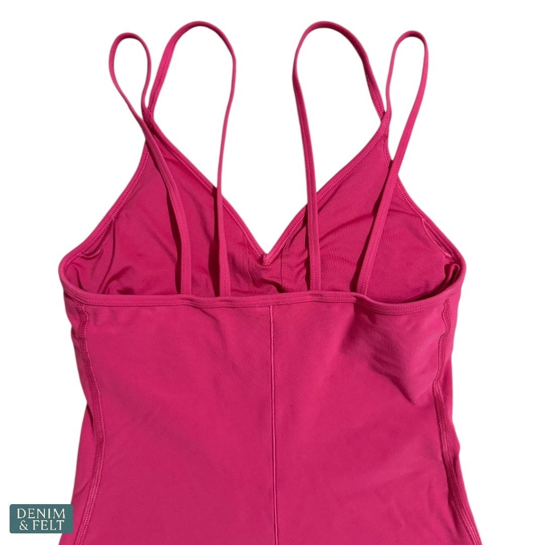 Alo Yoga Alosoft Suns Out Romper Pink Summer Crush Active Gym Romper Bodycon