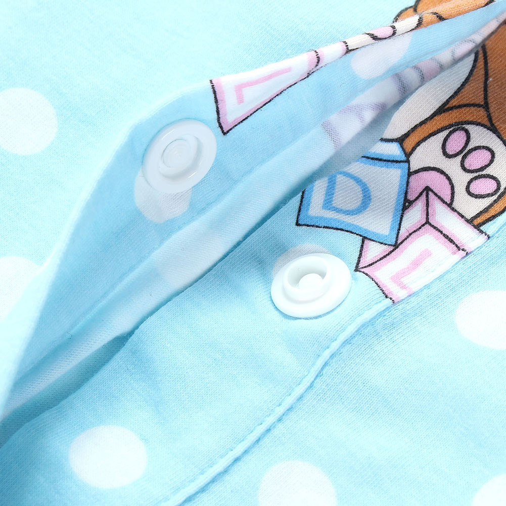 Adult Snap Crotch Romper, Button Down, Nursery Bear