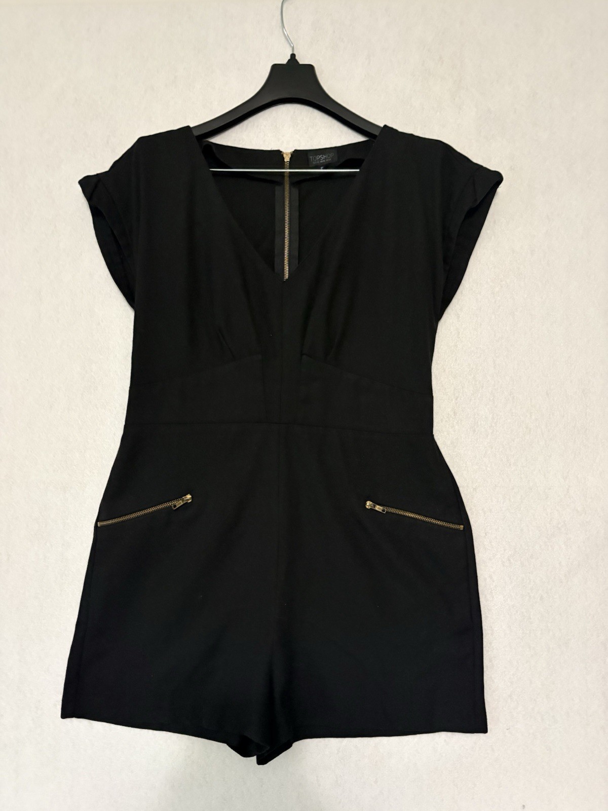 Women’s Romper by Top Shop Black Size 10 65% Polyester 25% Viscose