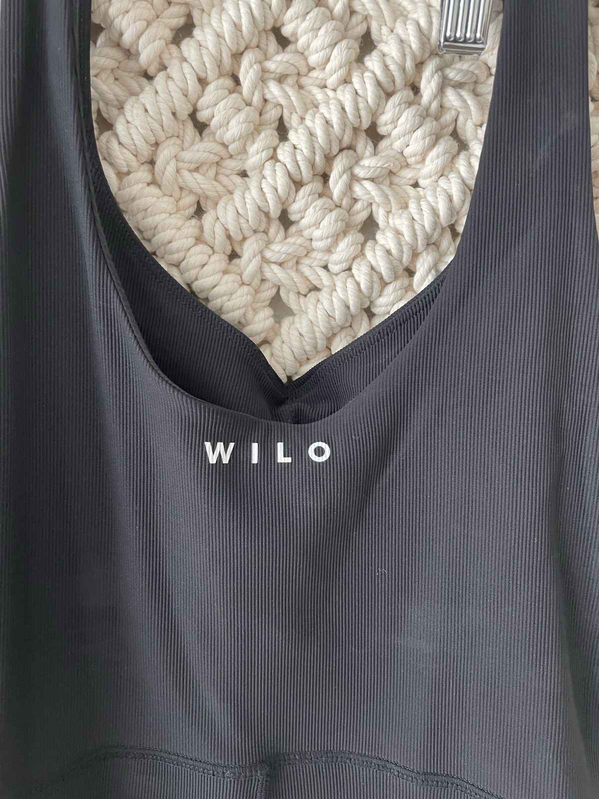 Wilo the Label Women’s Ribbed Black Jumpsuit Size M