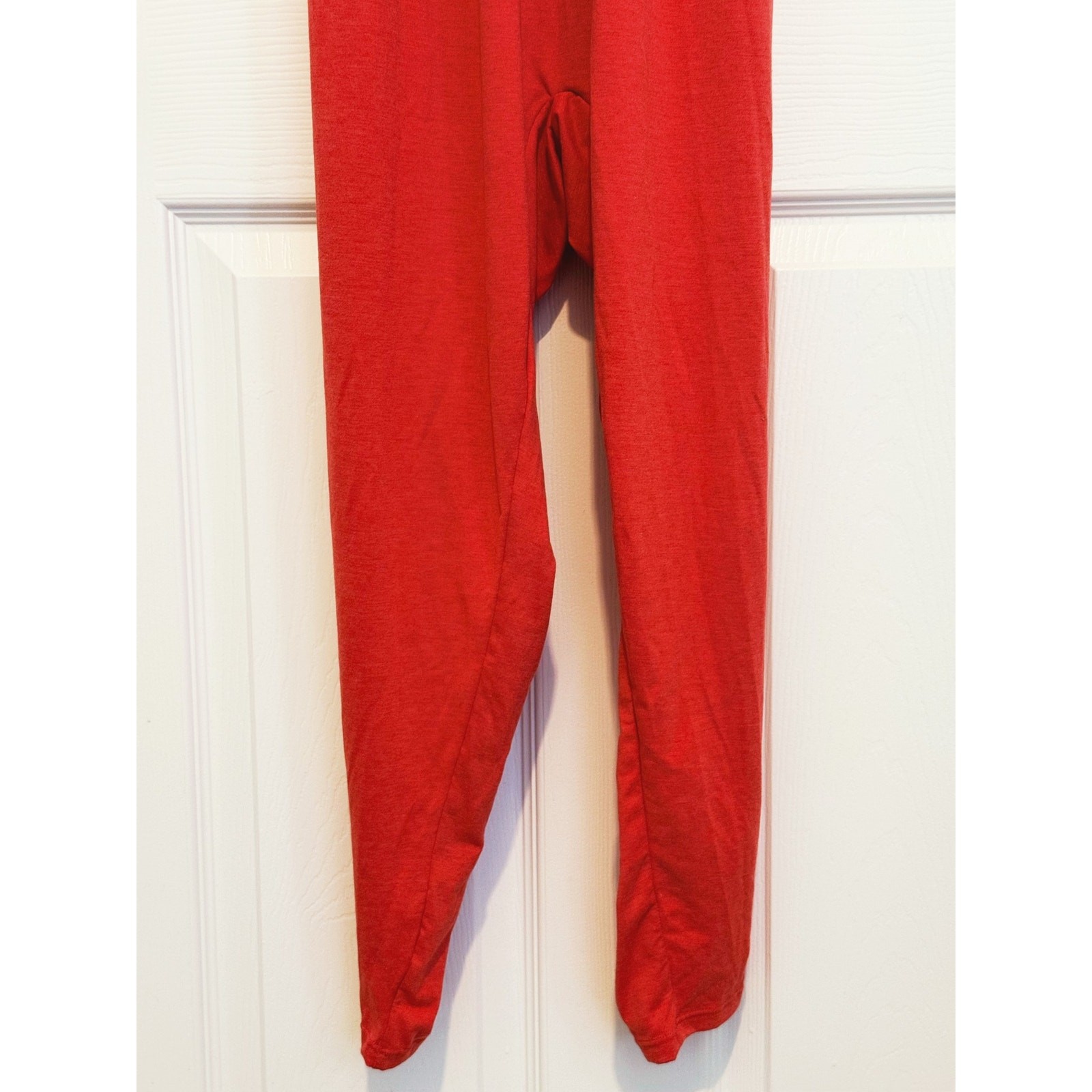 Halara Harem Stretch Jumpsuit Pockets Size XS Red Lightweight Boho Resort Casual