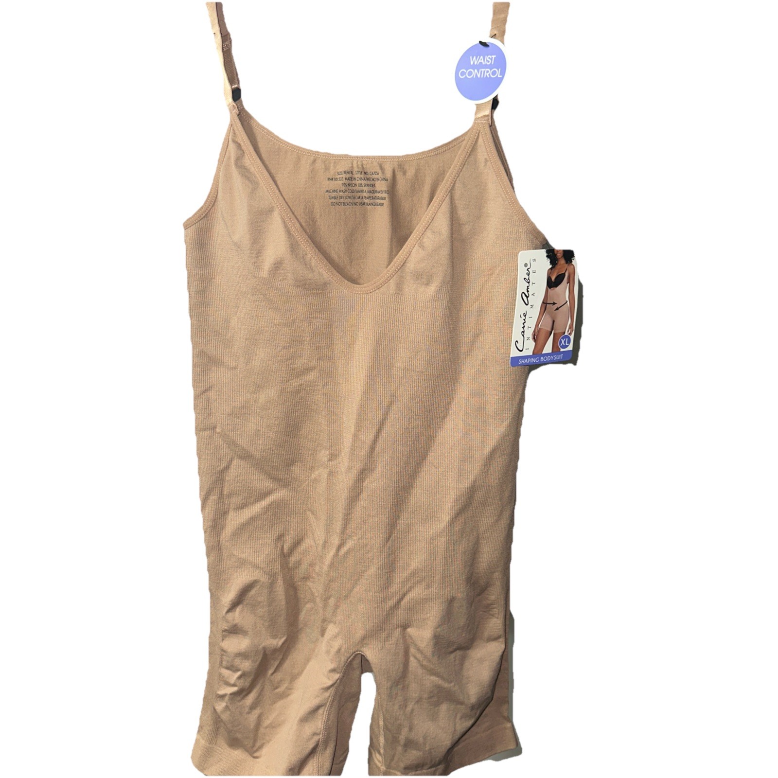 Carrie Amber Shaping Bodysuit Size XL NEW Waist Control