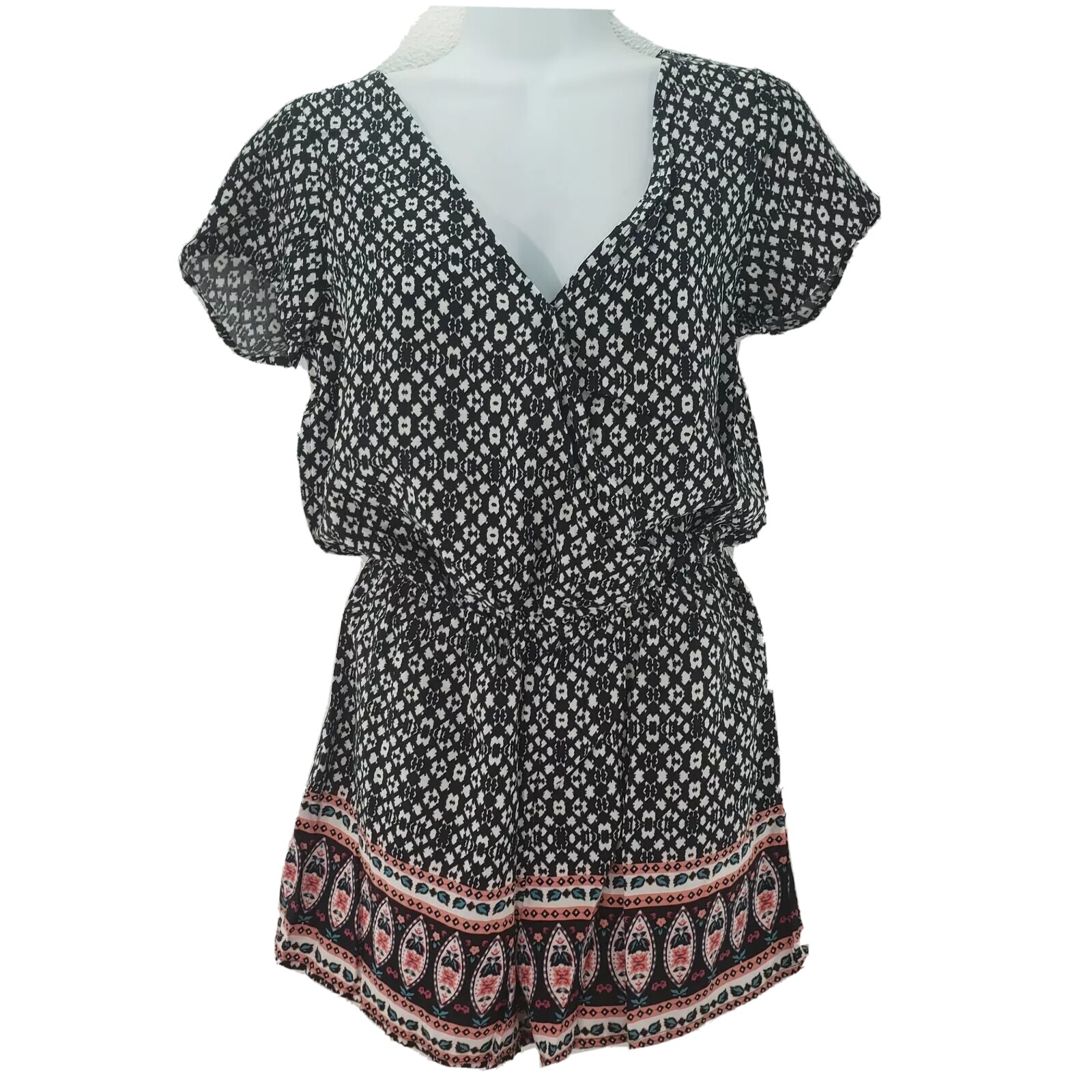 Mimi Chica Womens Romper Size X Small Sundress shortalls One piece Nordstrom