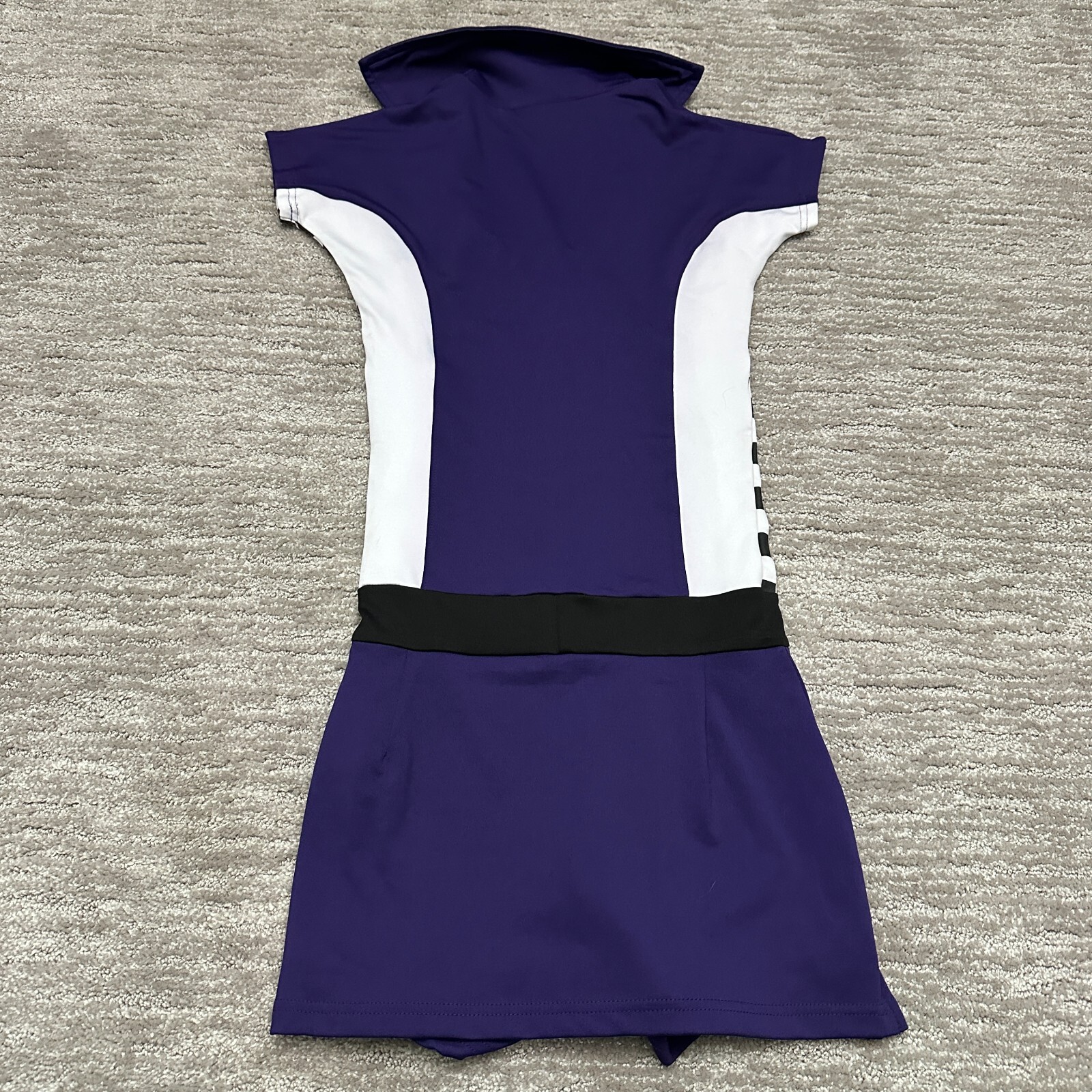 Crown Royal Dress Womens Small Purple Shorts Skort Mini Checkered Racing