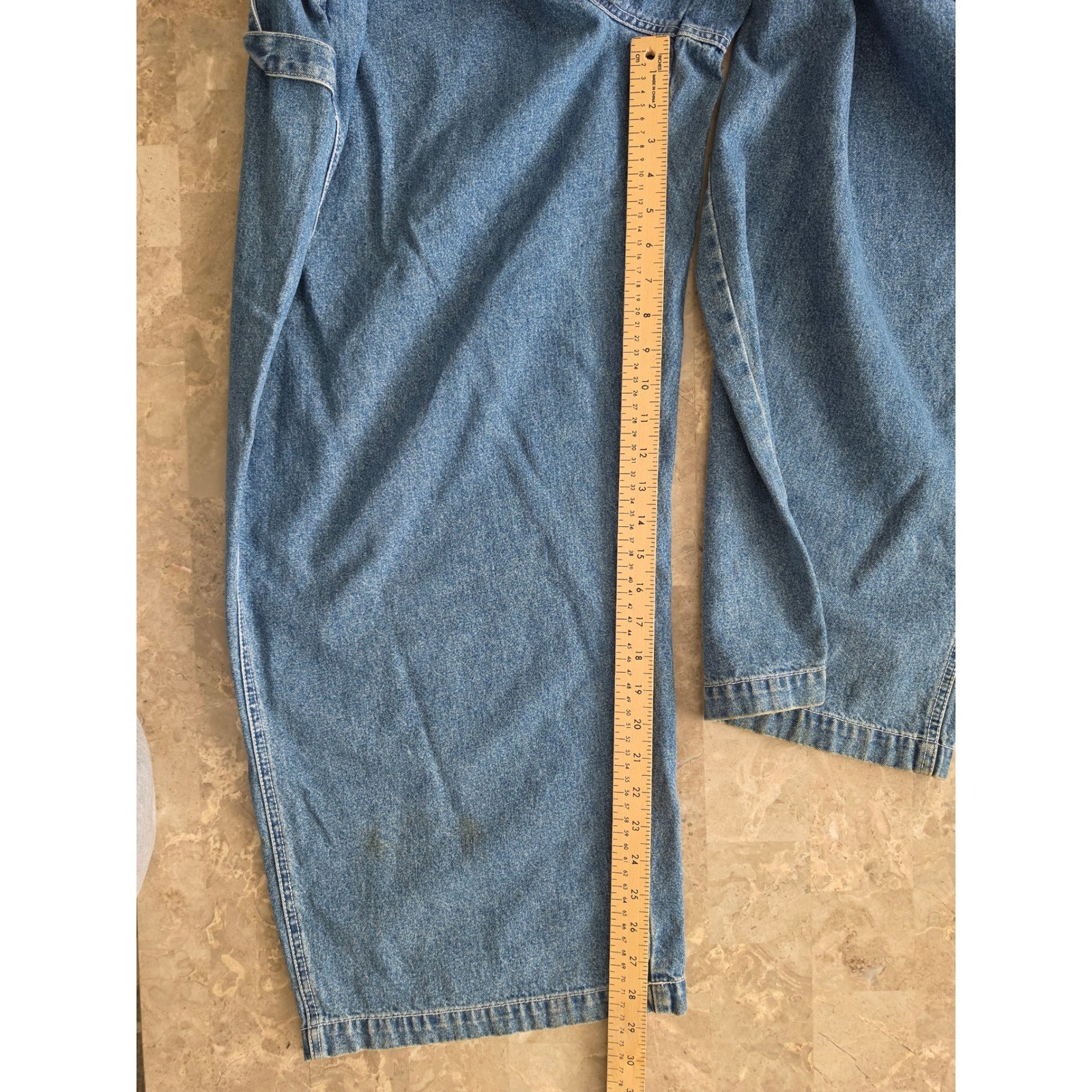 DEADSTOCK Mickey Unlimited Disney Denim Overalls Womens 22W Mickey Minnie Mouse