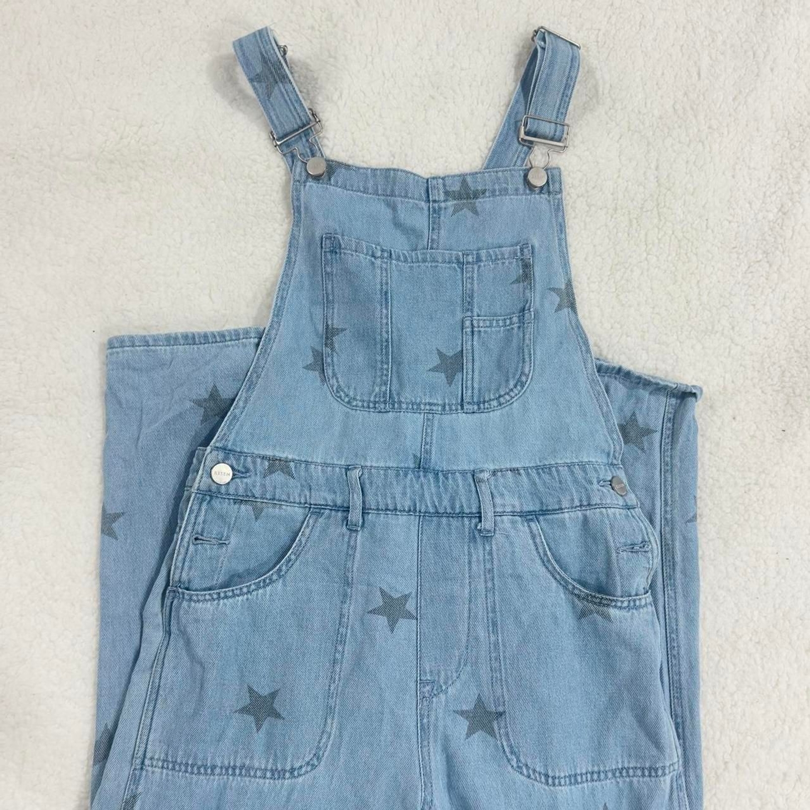 Risen Denim Jean Festival Summer 4th Of July Overalls – size small