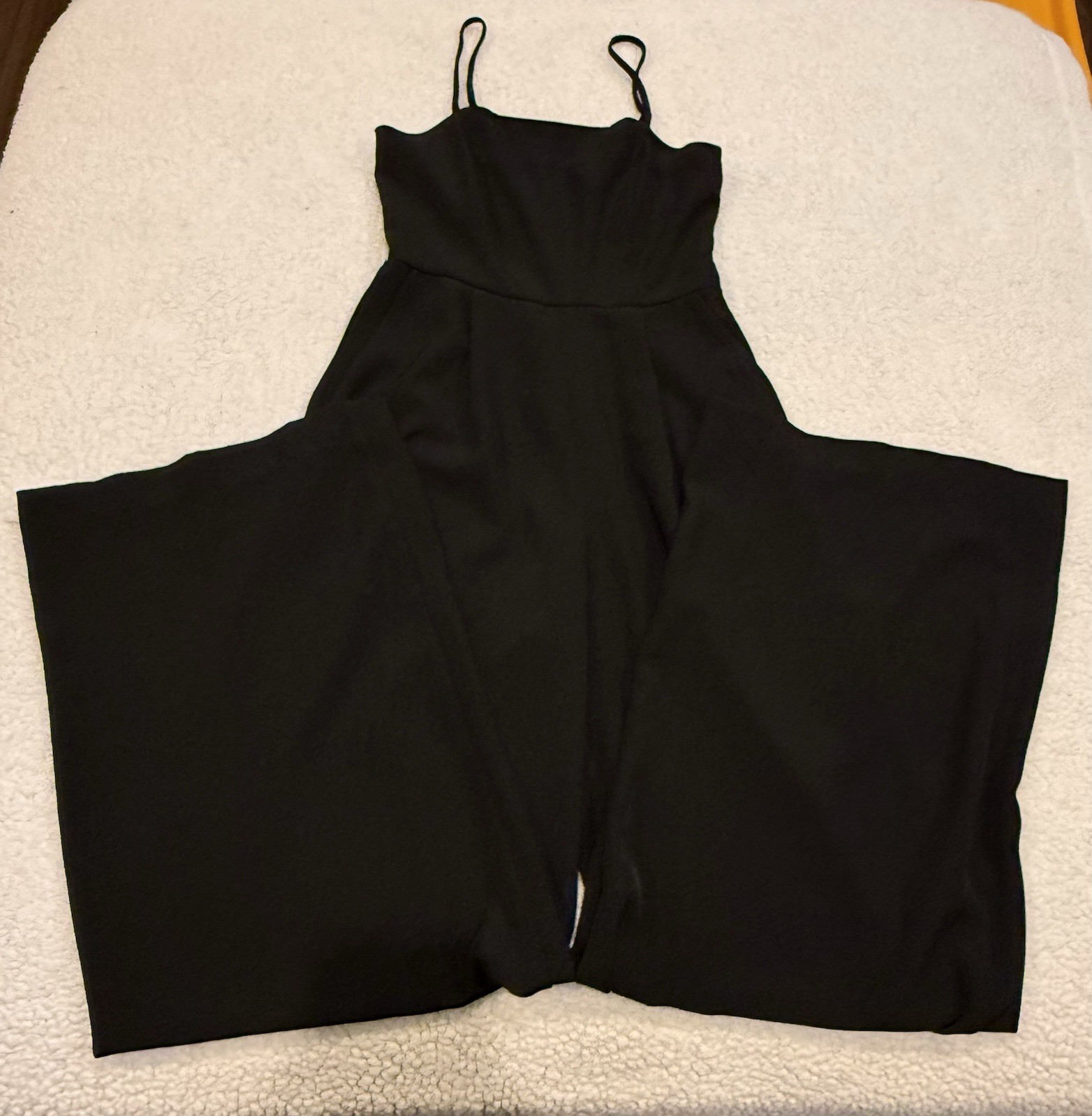 Nine West – Black Sleeveless Wide-Leg Strappy Jumpsuit Women’s One-Piece