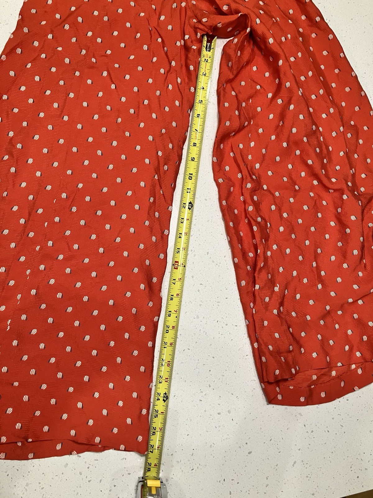 Alexis Holland Red Orange Women’s Jumpsuit XS Wide Leg Sleeveless