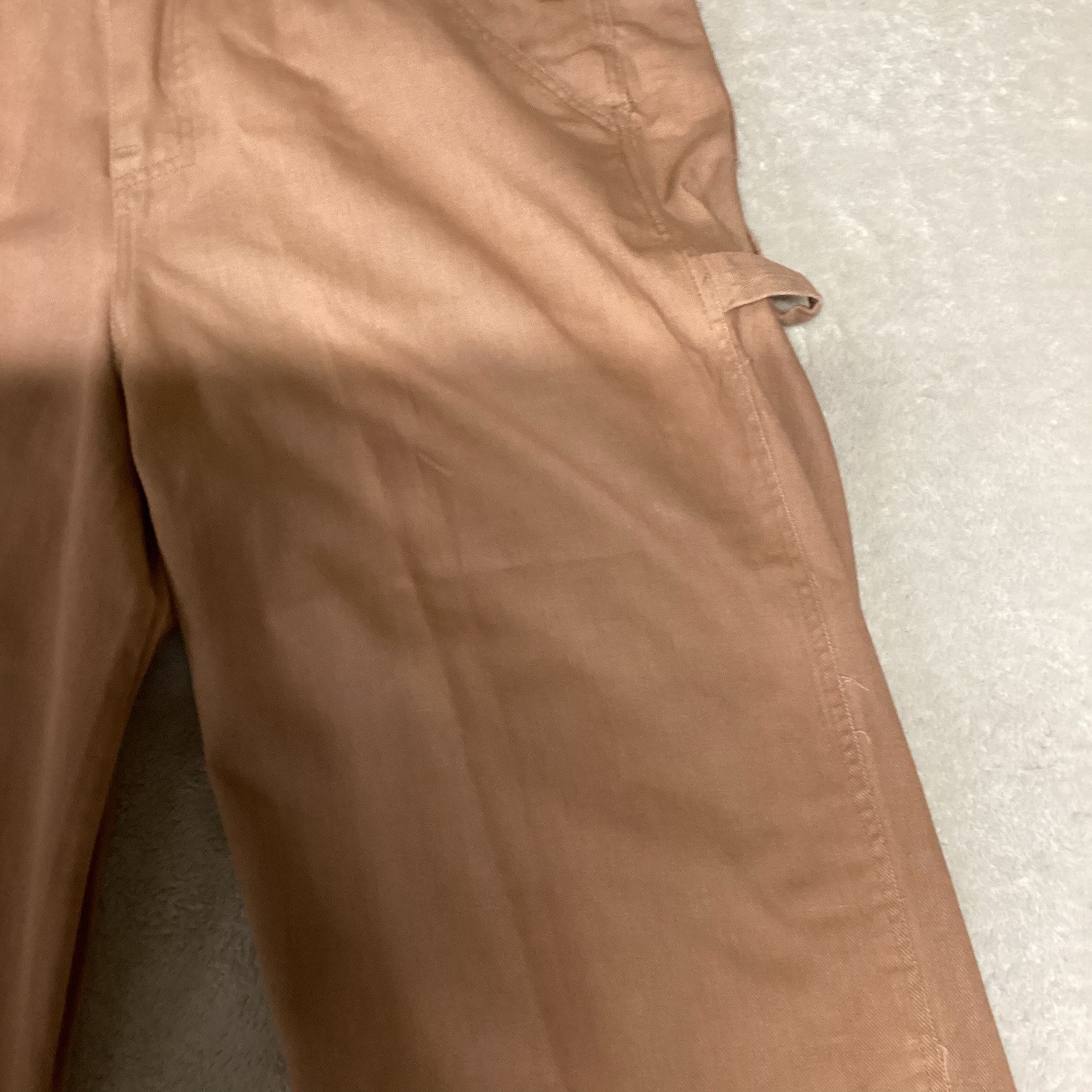 Rue Twenty One Overalls Sz L Salmon Color RN 83910 EUC