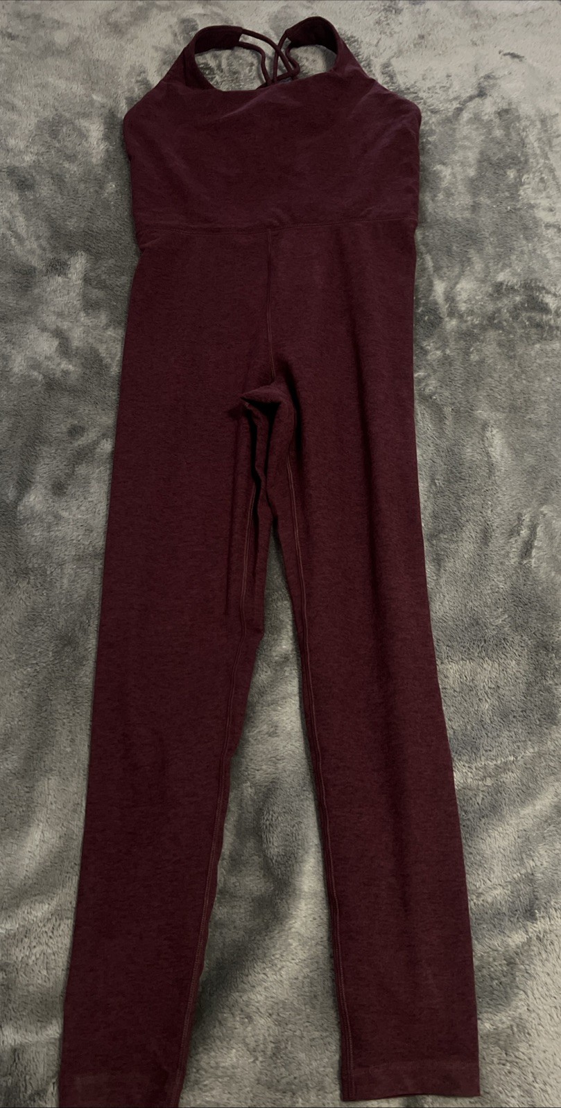 SMALL CALIA LustraLux Fitted Bodysuit WINE